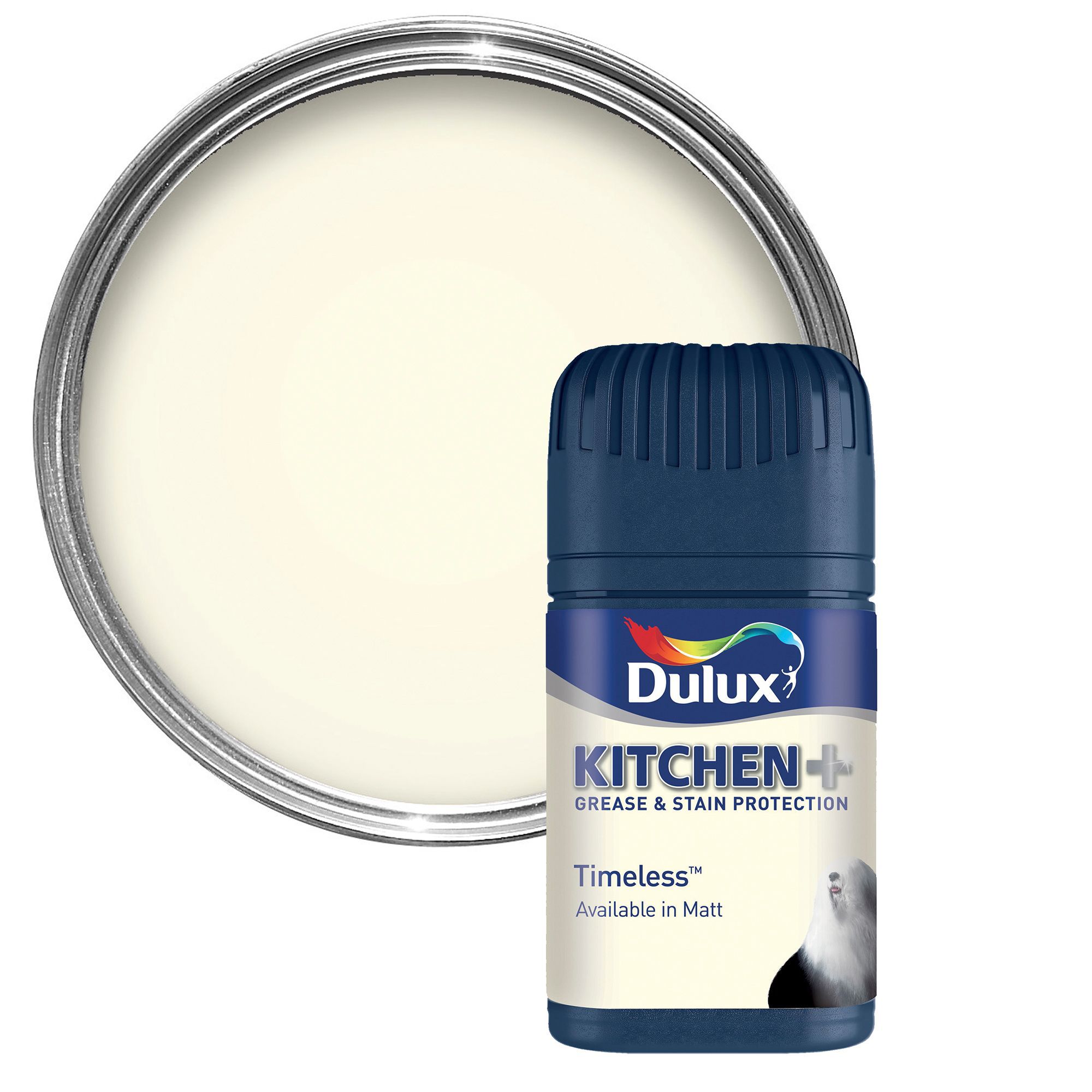 Dulux Kitchen Timeless Matt Emulsion Paint 0.05L Tester Pot