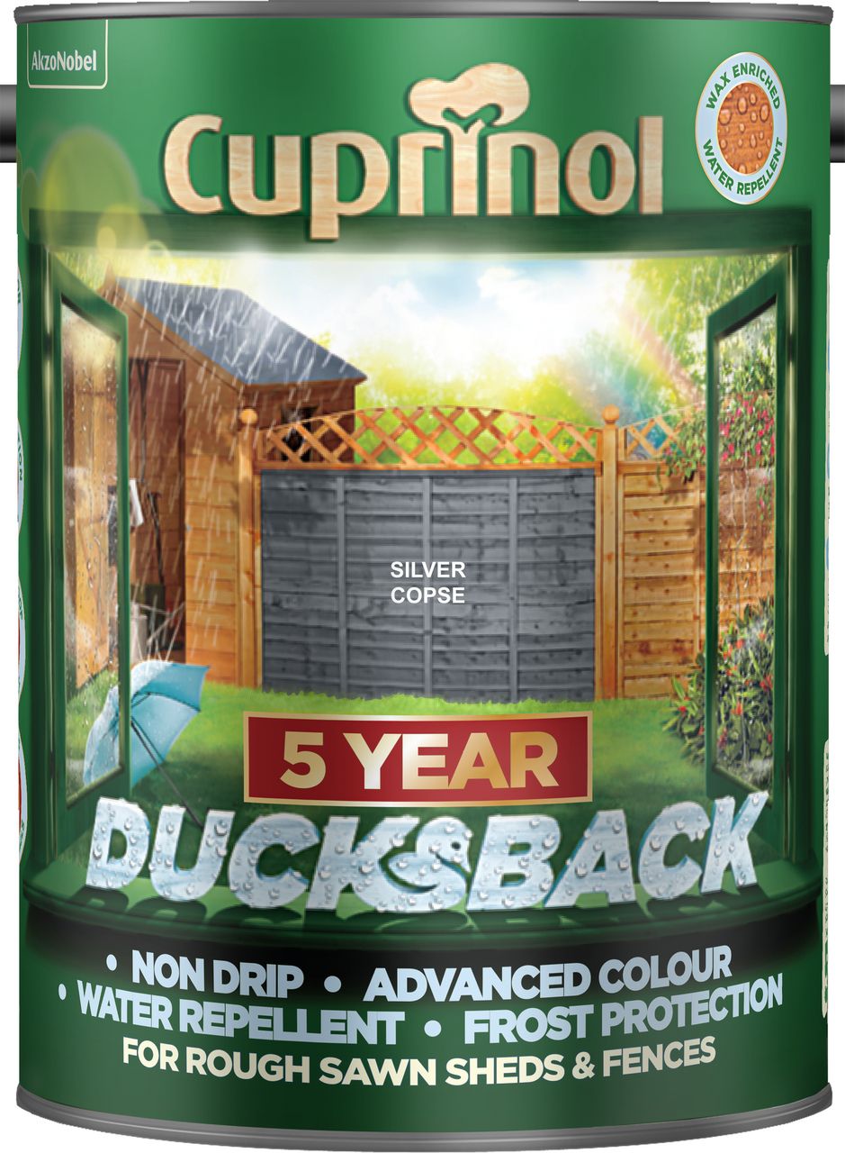Cuprinol 5 Year Ducksback Silver copse Matt Shed &amp; fence ...