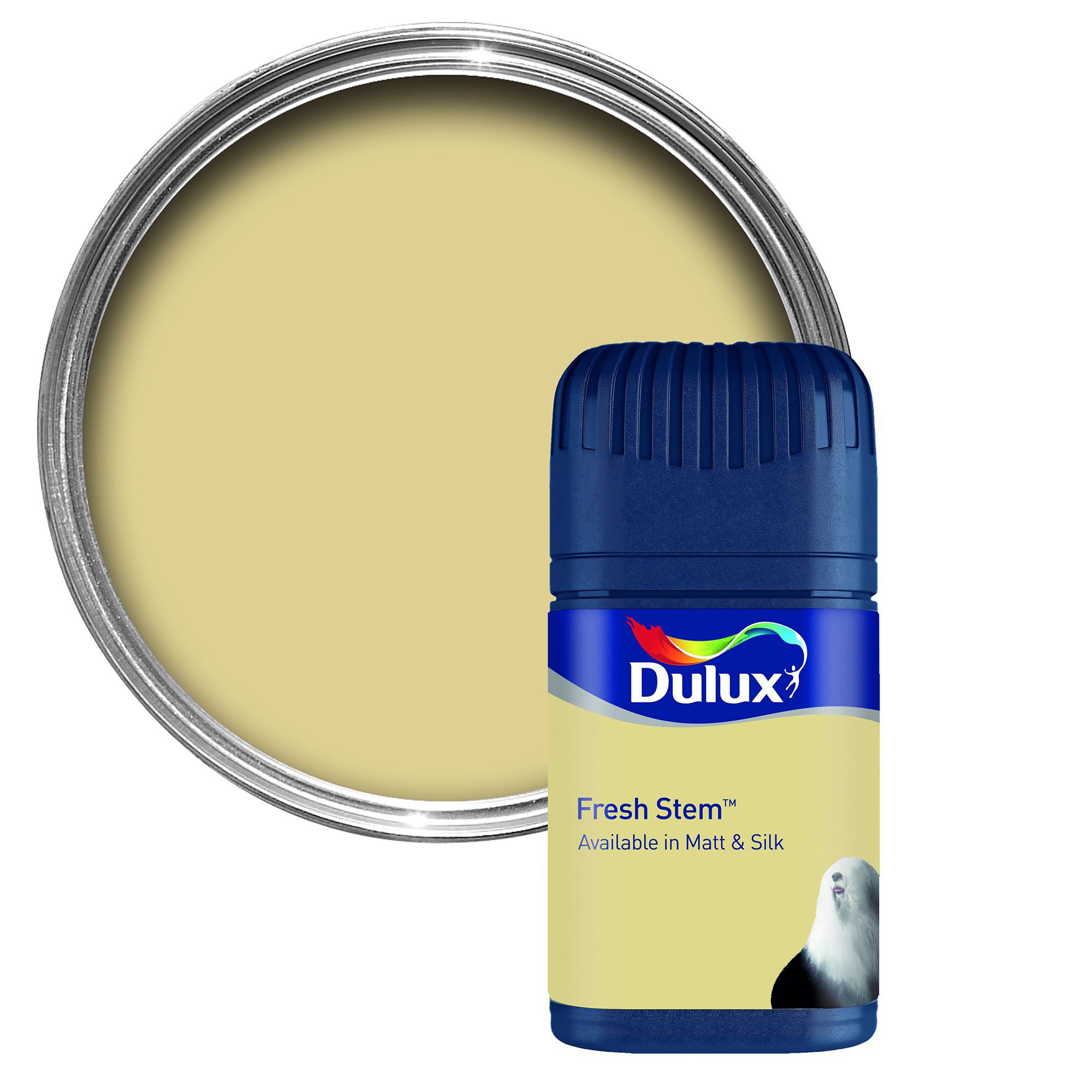 Dulux Fresh Stem Matt Emulsion Paint 0.05L Tester Pot | Departments ...