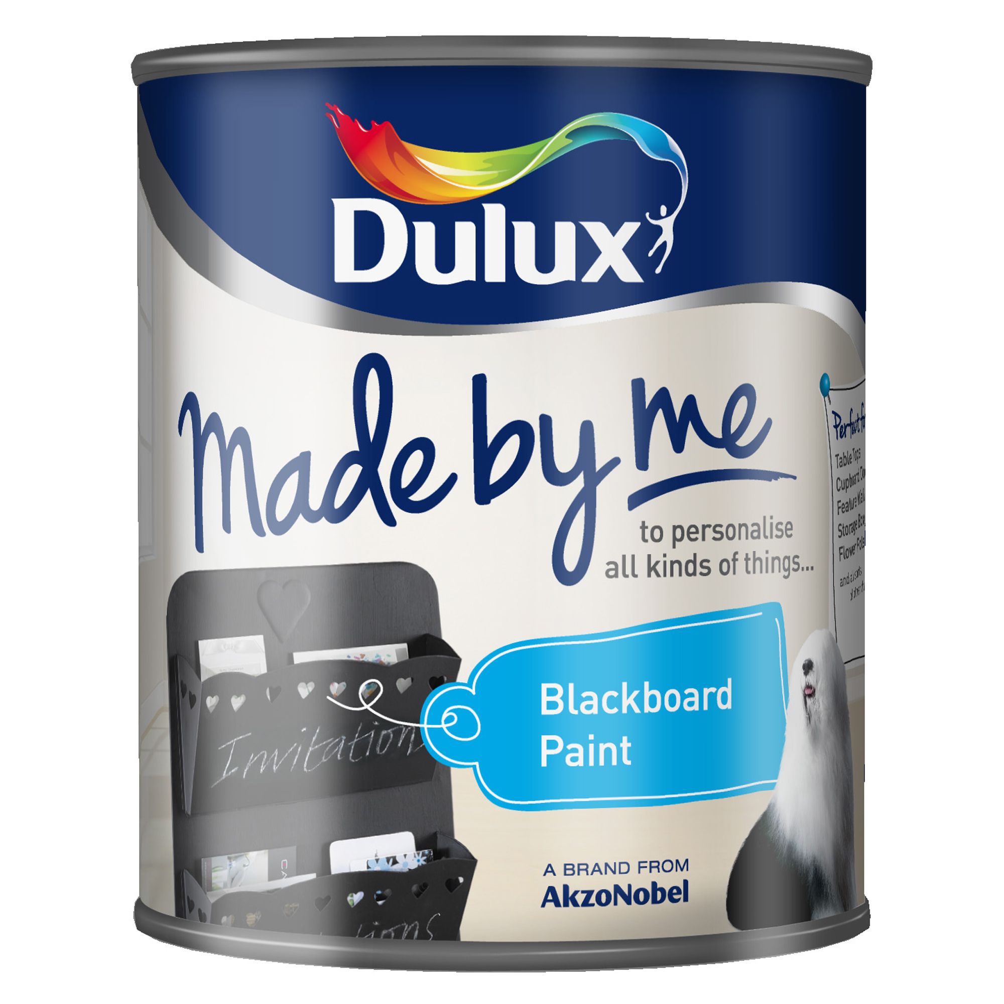 Dulux Black Matt Chalkboard Paint Departments DIY at B&Q