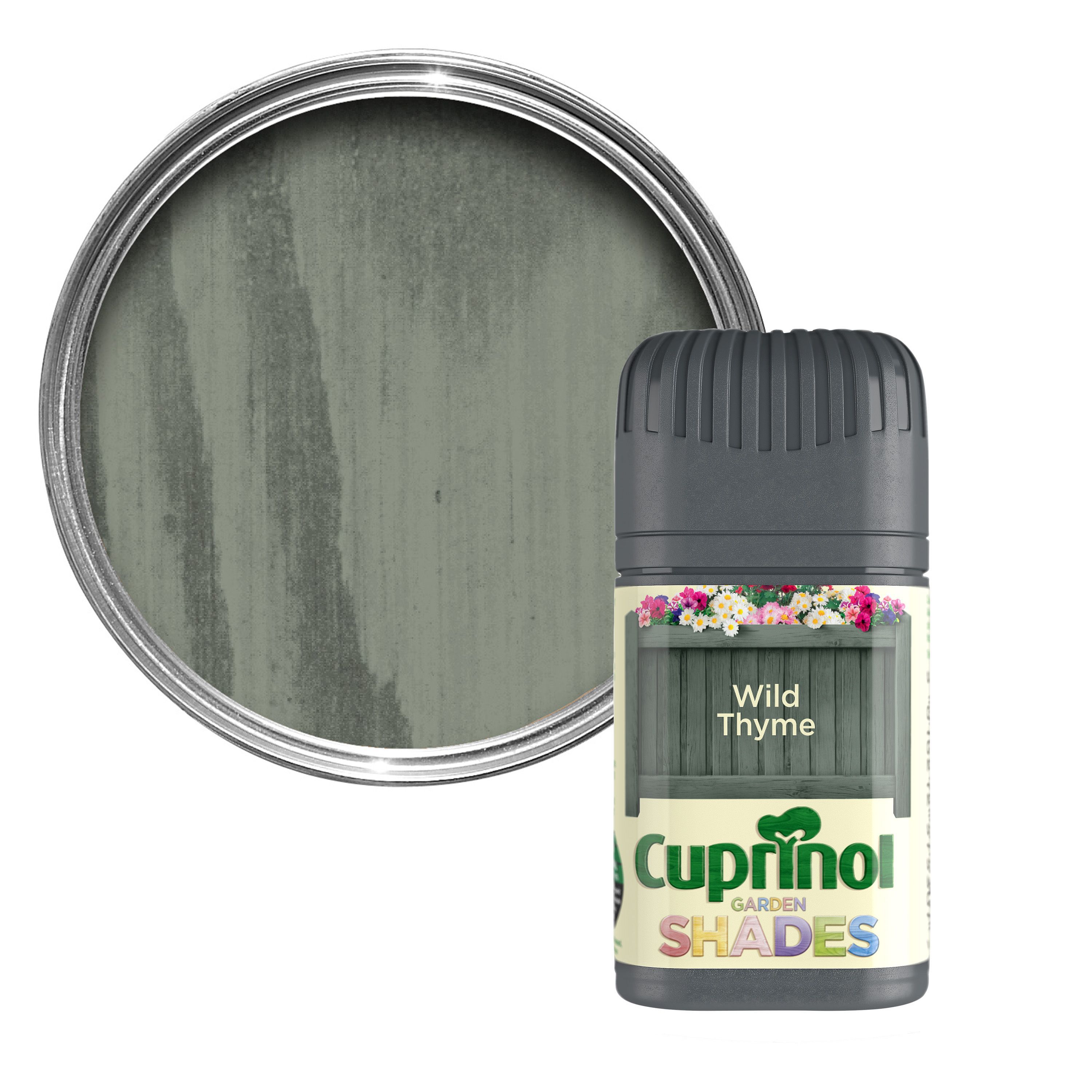 Cuprinol Garden Shades Wild thyme Matt Wood paint 0.05L Departments