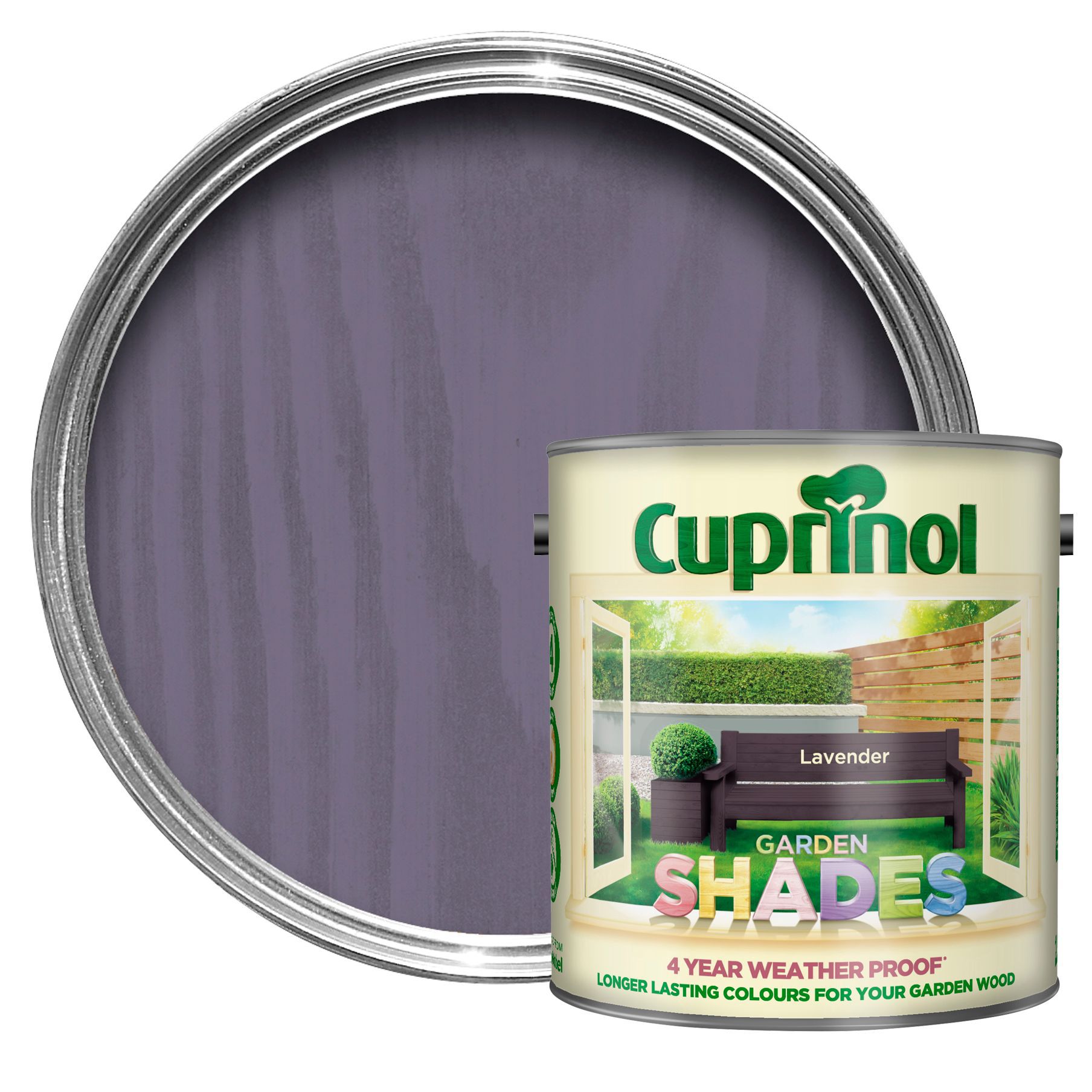 Cuprinol Garden Shades Lavender Matt Wood paint 5L Departments