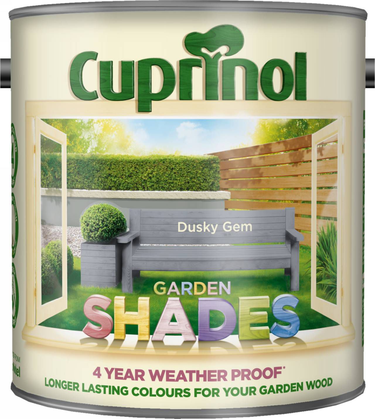 Cuprinol Garden Shades Dusky gem Matt Wood paint 2.5L | Departments ...