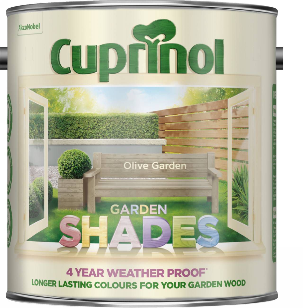 Cuprinol Garden Shades Olive Garden Matt Wood Paint 2 5l