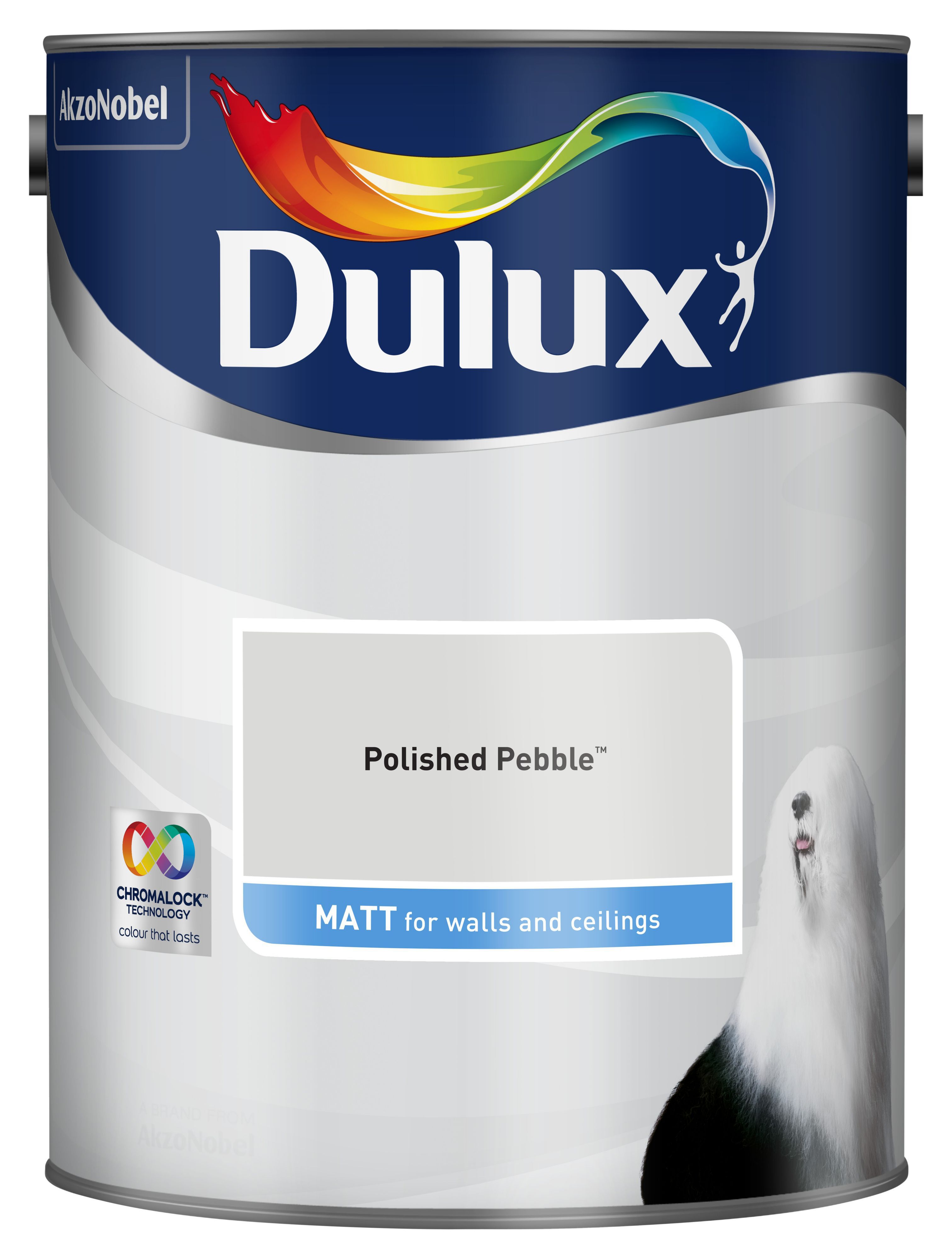Dulux Polished Pebble Matt Emulsion Paint 5l Departments Diy At B Q