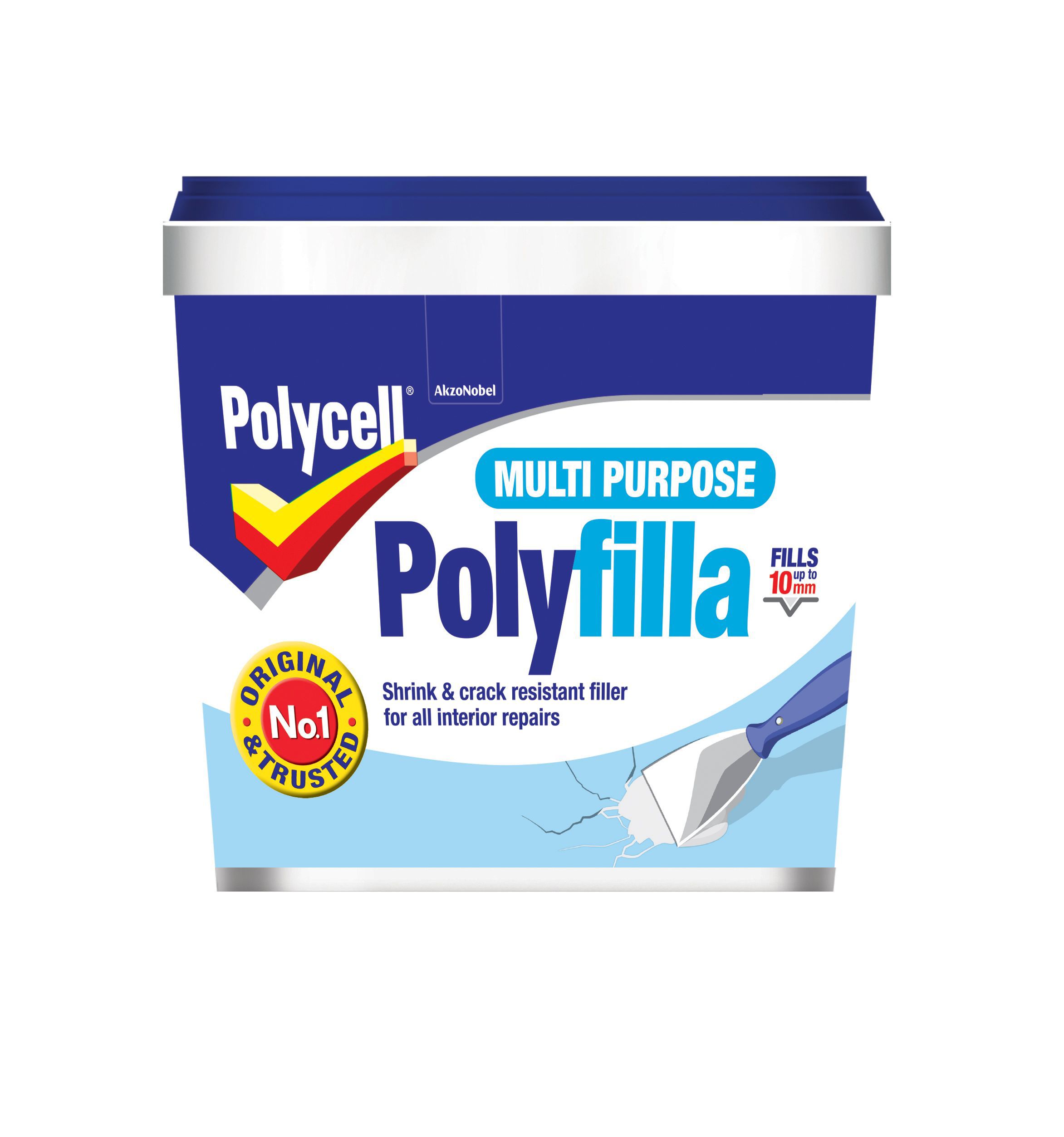 Polycell Ready mixed filler 2 kg Departments DIY at B&Q