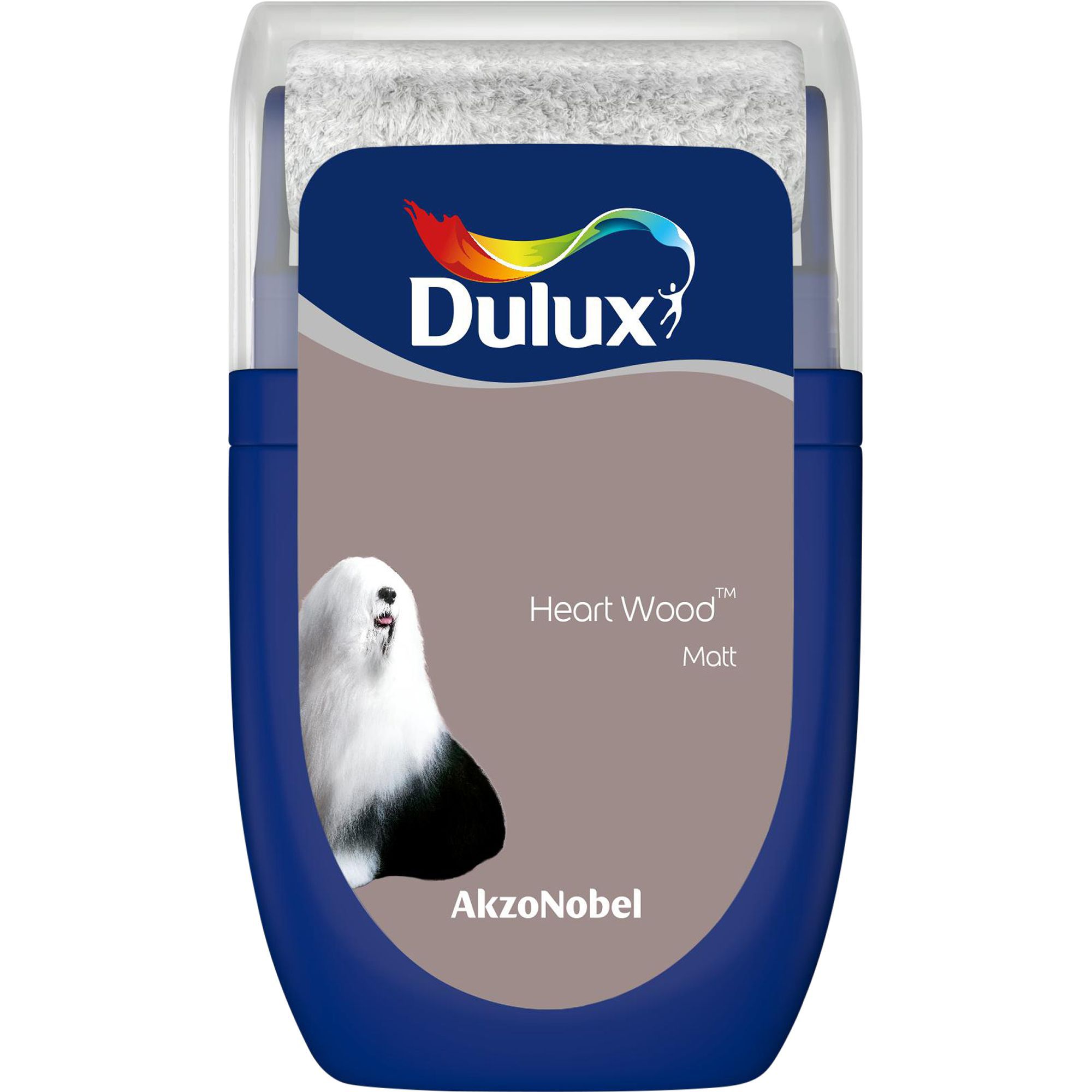 Dulux Standard Heart wood Matt Emulsion paint, 0.03L Tester pot