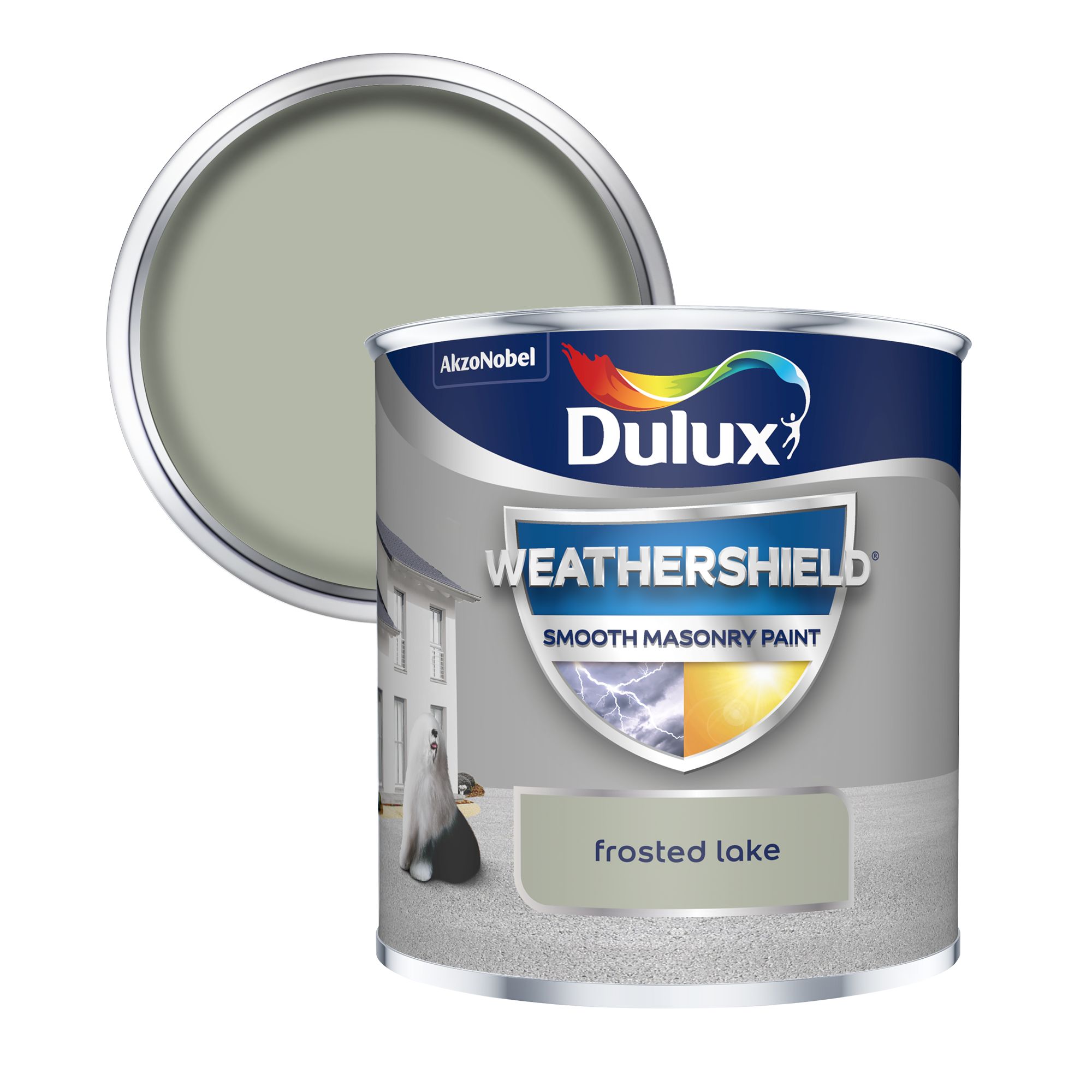  Dulux  Weathershield  Frosted lake Smooth Matt Masonry  paint  