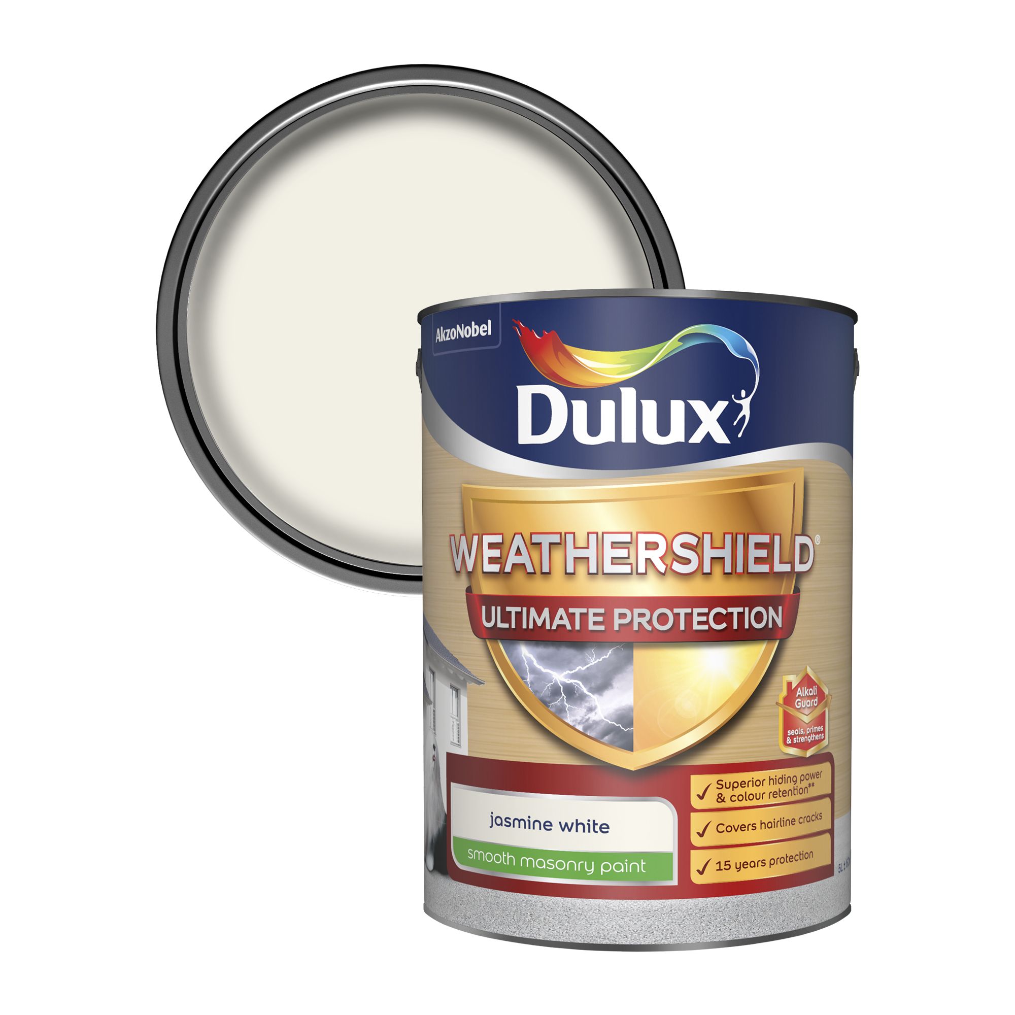  Dulux  Weathershield  ultimate protection Jasmine white 