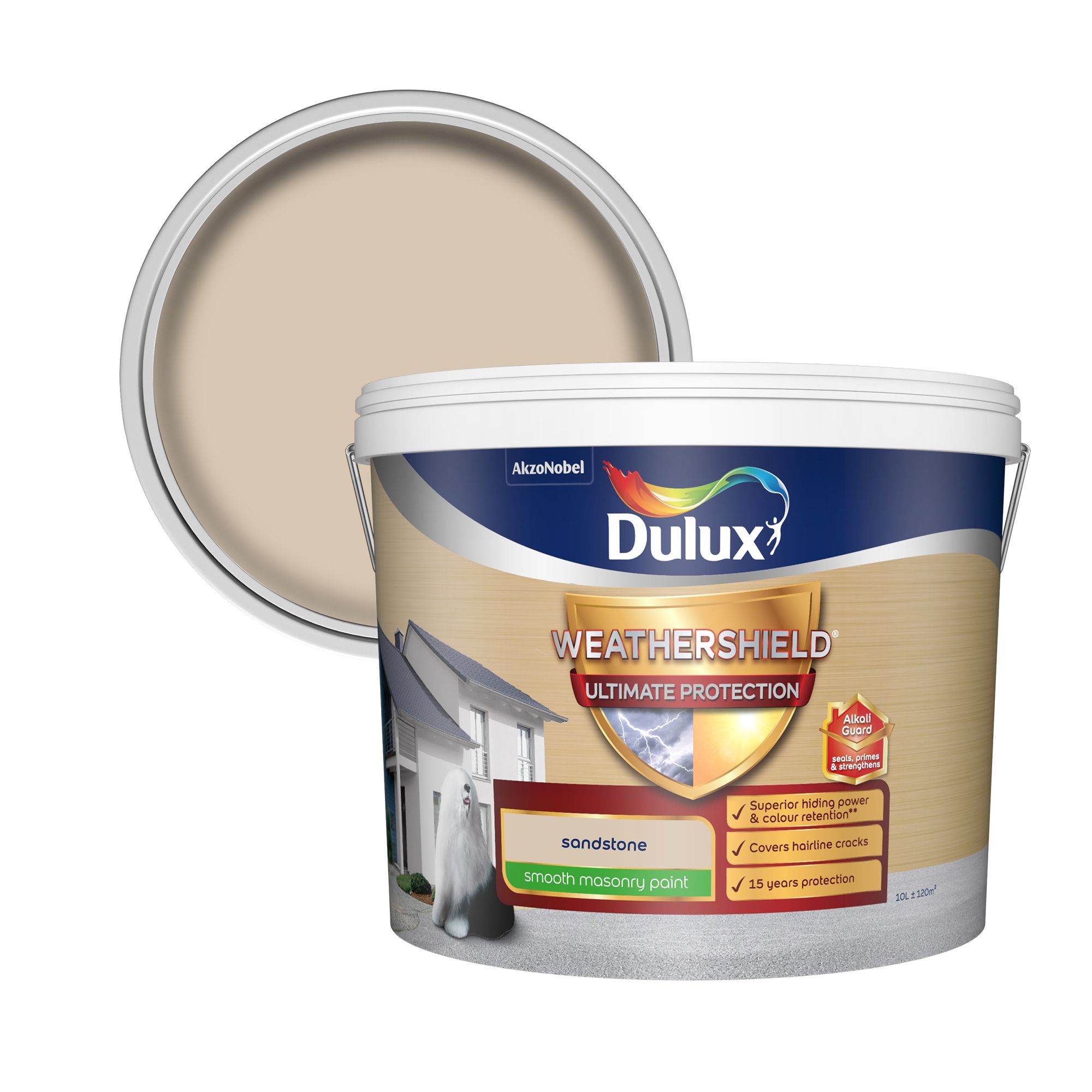  Dulux  Weathershield  ultimate protection Sandstone Smooth 