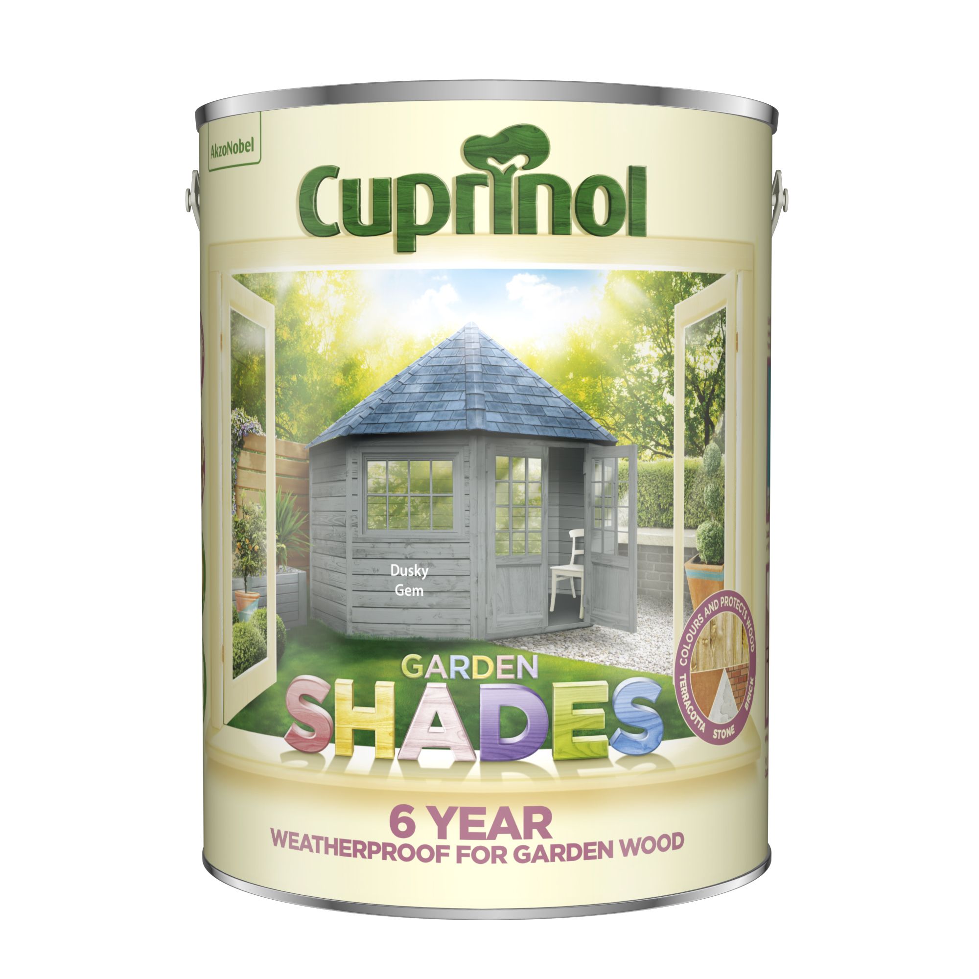 Cuprinol Garden shades Dusky gem Matt Wood paint 5L | Departments | DIY ...