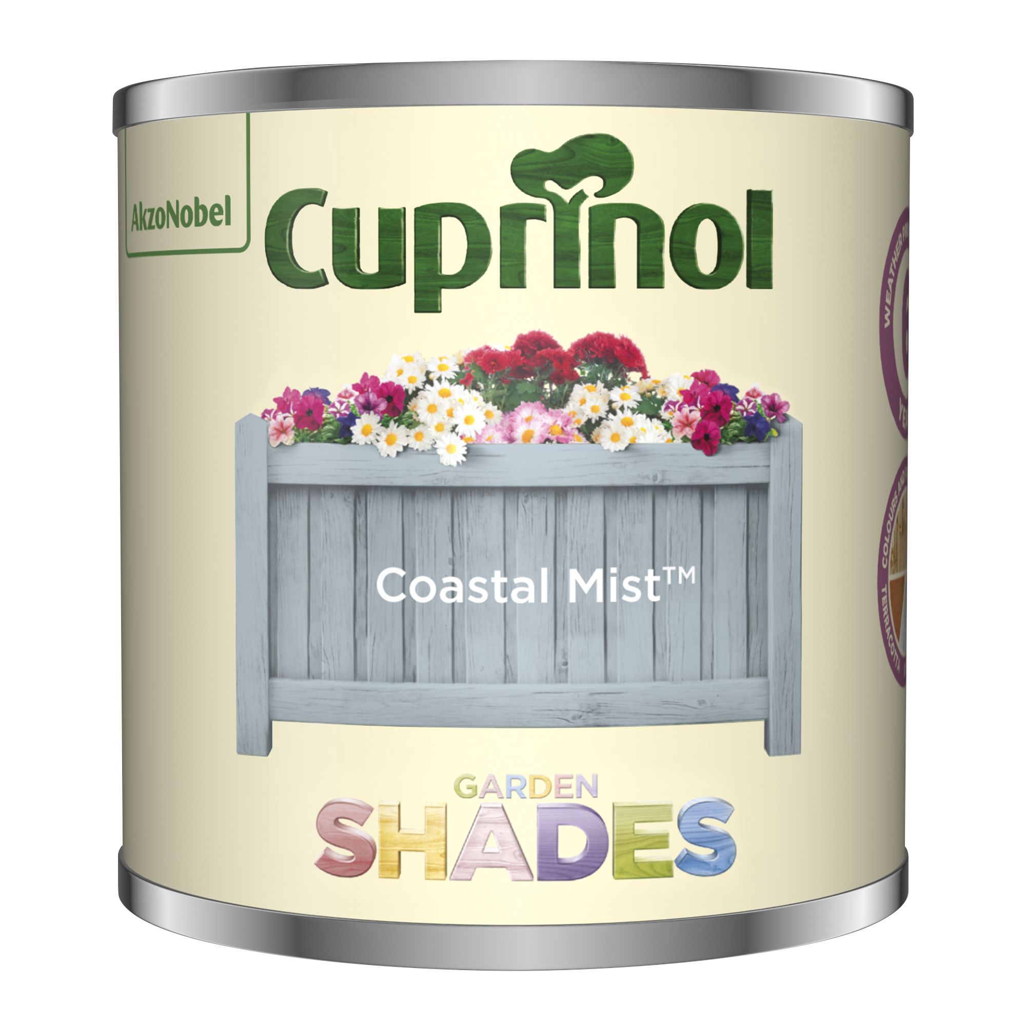 Cuprinol Garden shades Coastal Mist Matt Wood paint, 125ml Tester pot Departments DIY at B&Q