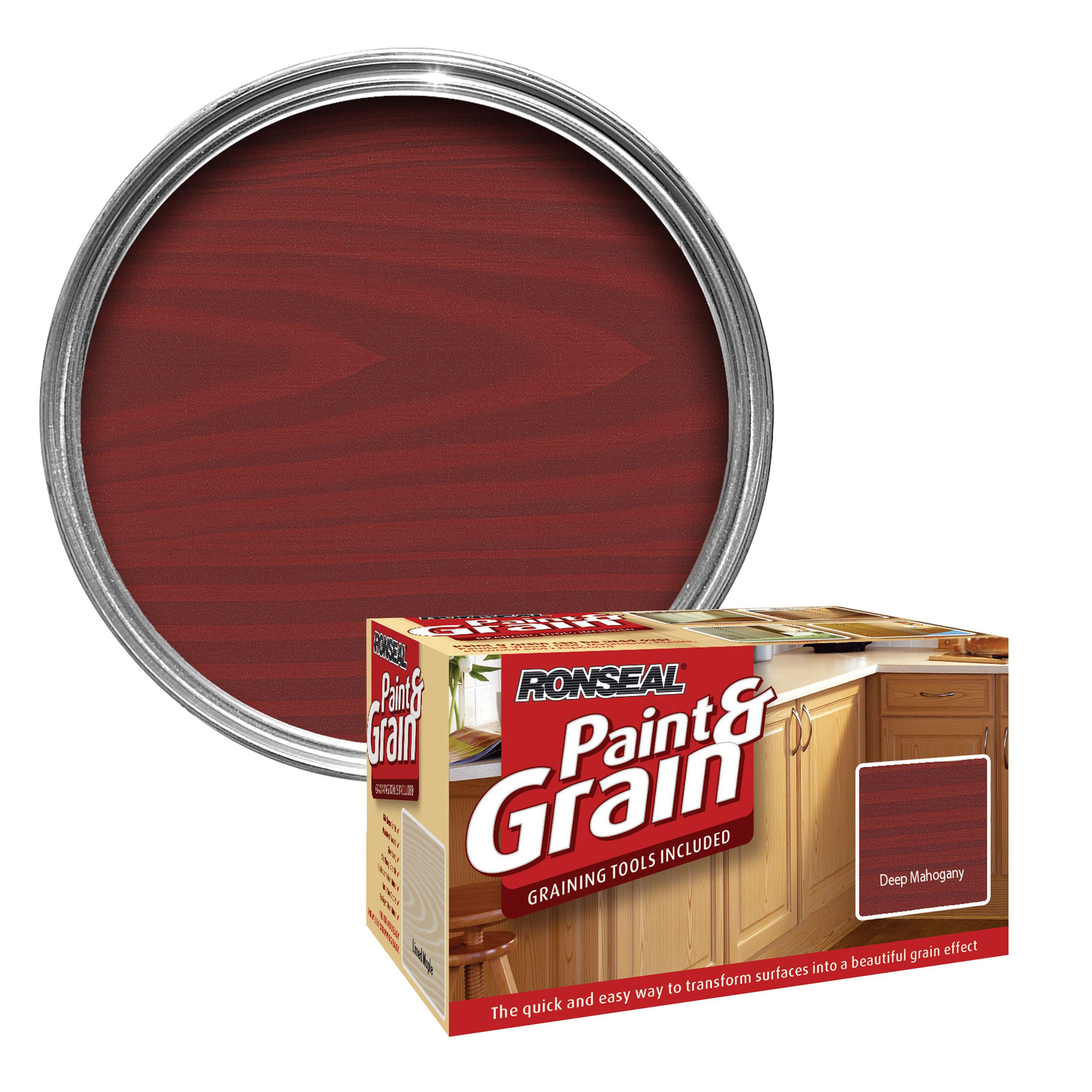 Ronseal Deep Mahogany Special Effect Paint 1.5L | Departments | DIY at B&Q