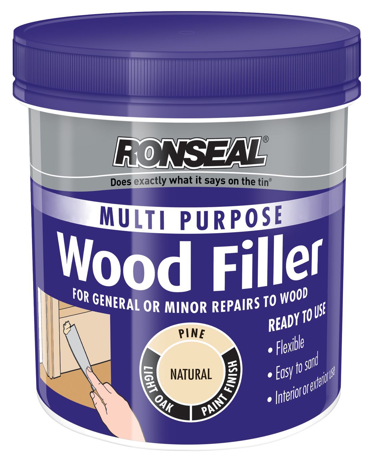 Ronseal Wood filler 250g Departments DIY at B Q