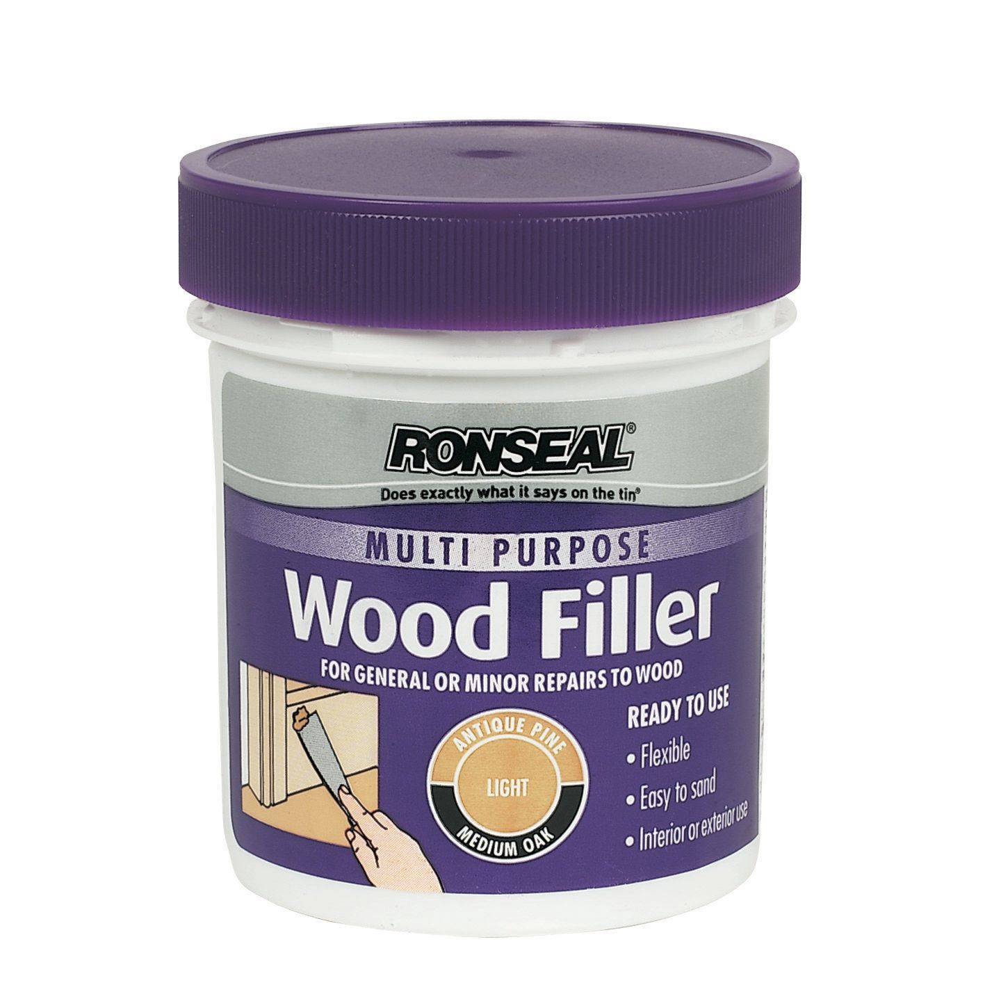 Ronseal Wood Filler 250G Departments DIY at B Q