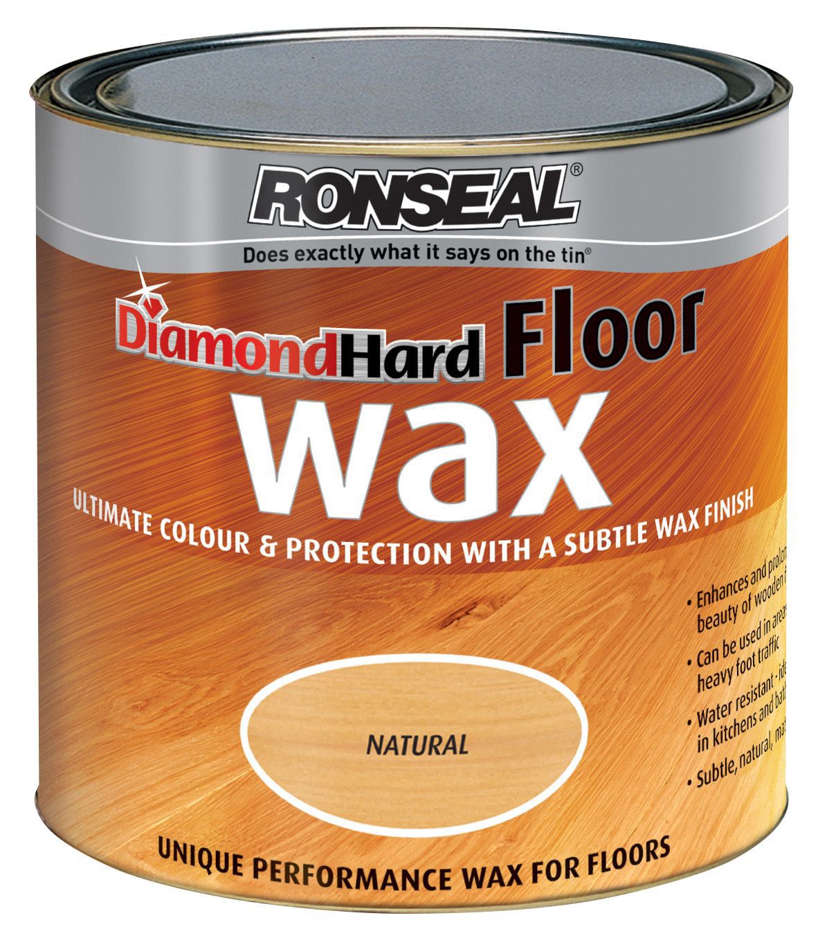 Ronseal Diamond Natural Oak Matt Wood Wax 2 5l Departments