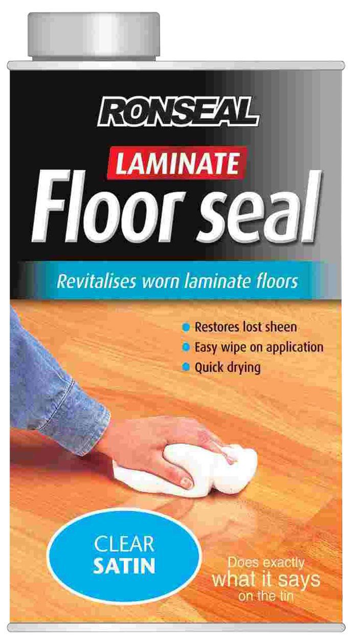 Ronseal Clear Satin Laminate Floor Seal 1l Departments Diy At B Q