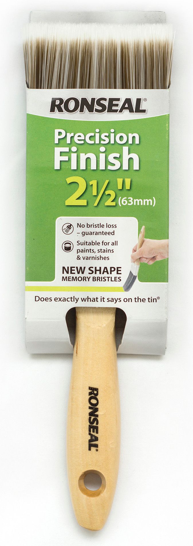 Ronseal Precision finish 2.5" Flat Paint brush Departments DIY at B&Q