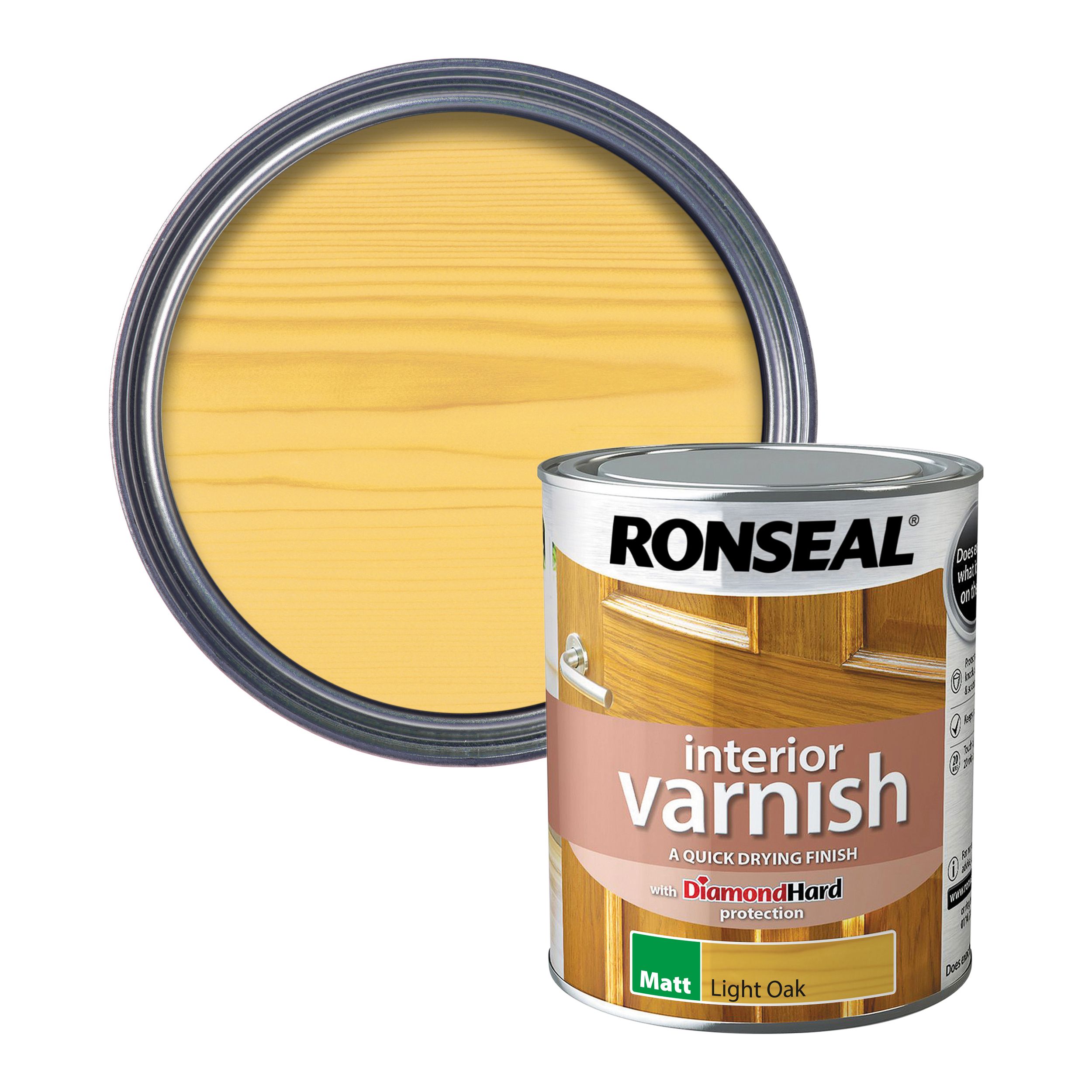 Ronseal Interior Oak Matt Varnish, 750Ml