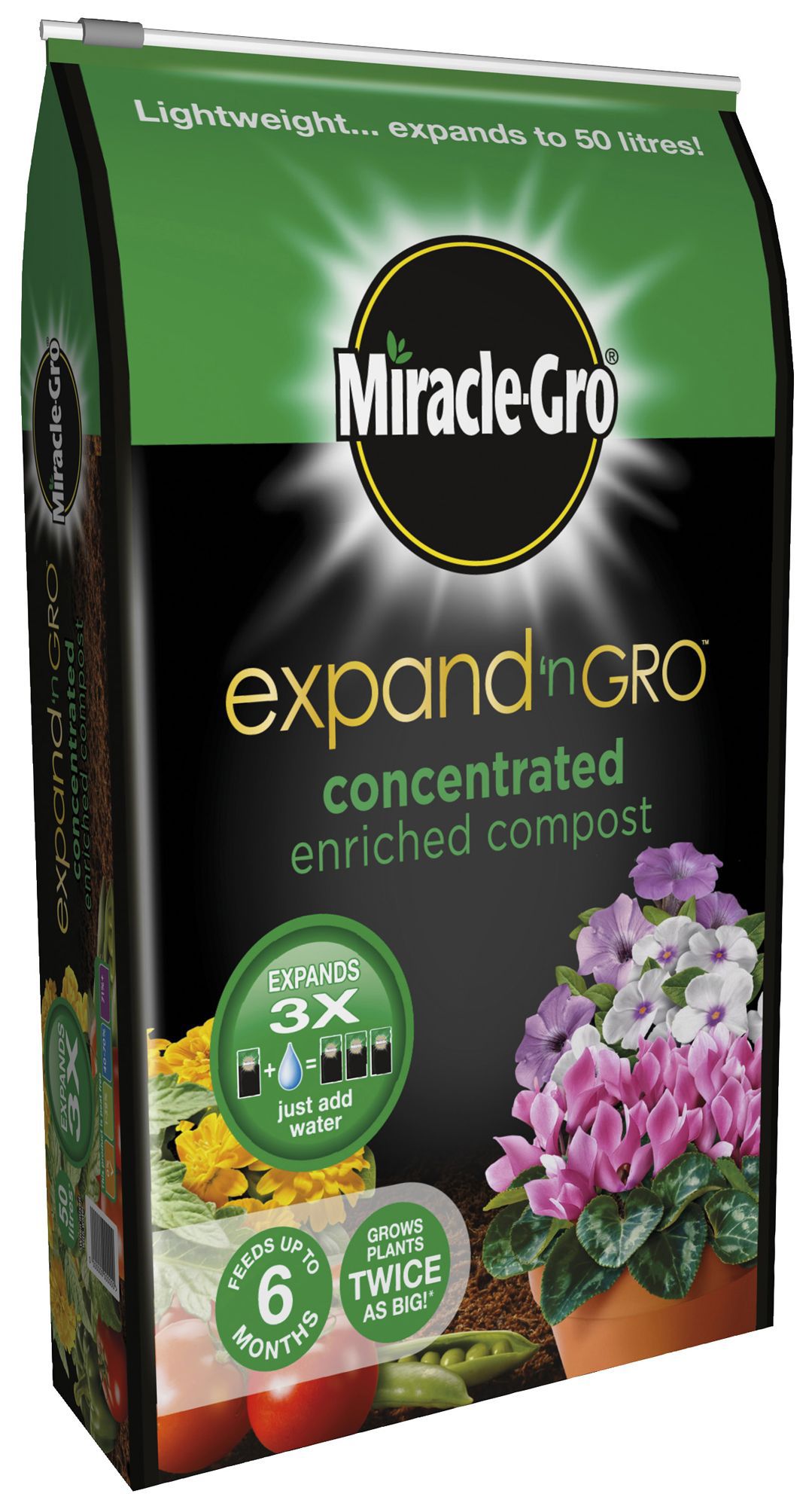 Miracle Gro Expand 'N Grow Compost 18L | Departments | DIY at B&Q