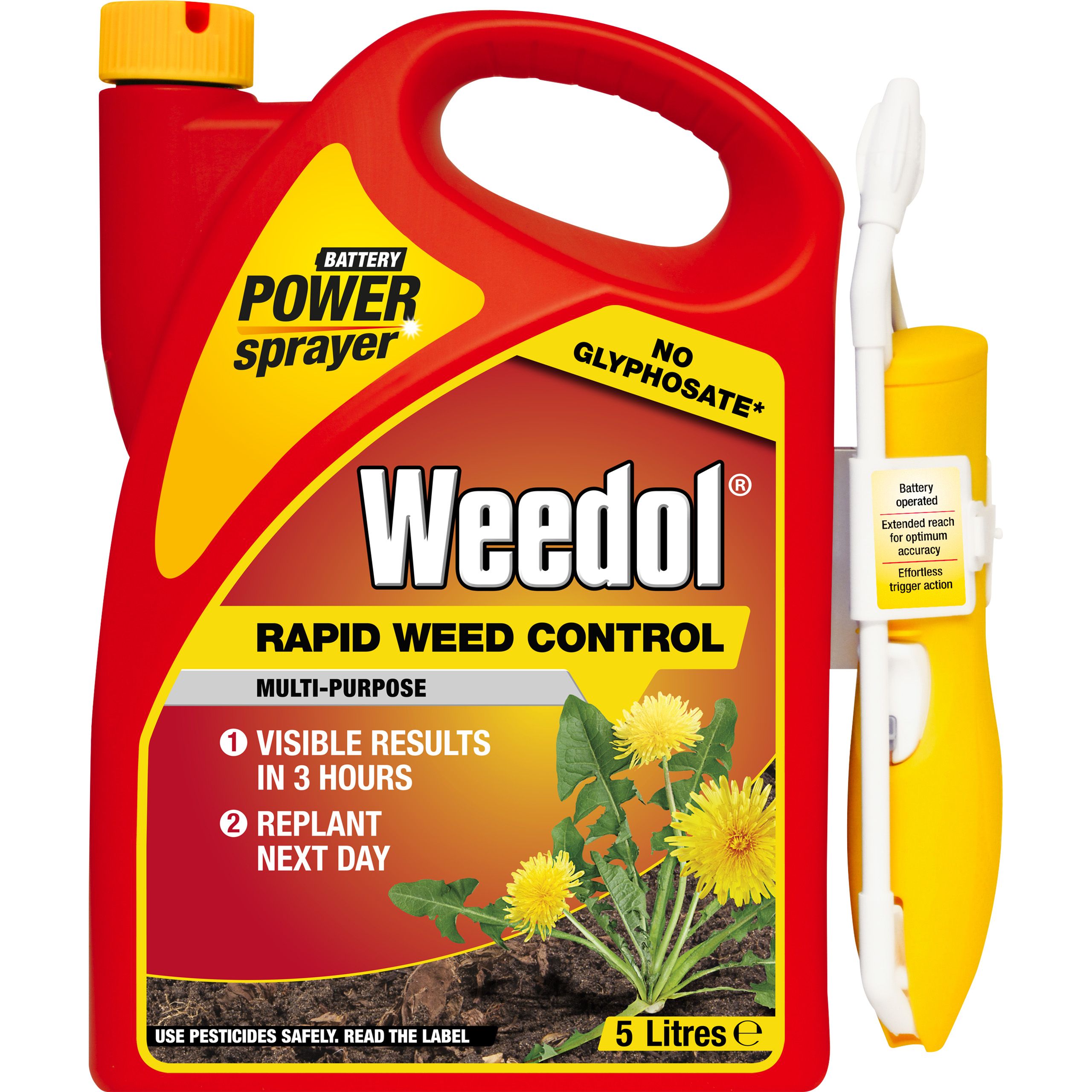 Weedol Power sprayer rapid Weed killer 5L Departments DIY at B&Q