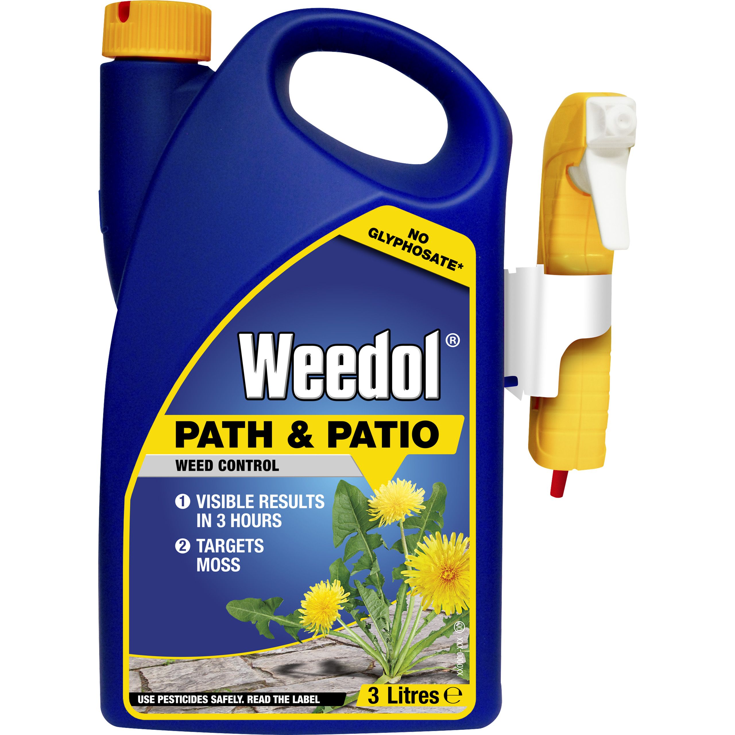 Weedol Path & patio Weed killer 3L Departments DIY at B&Q