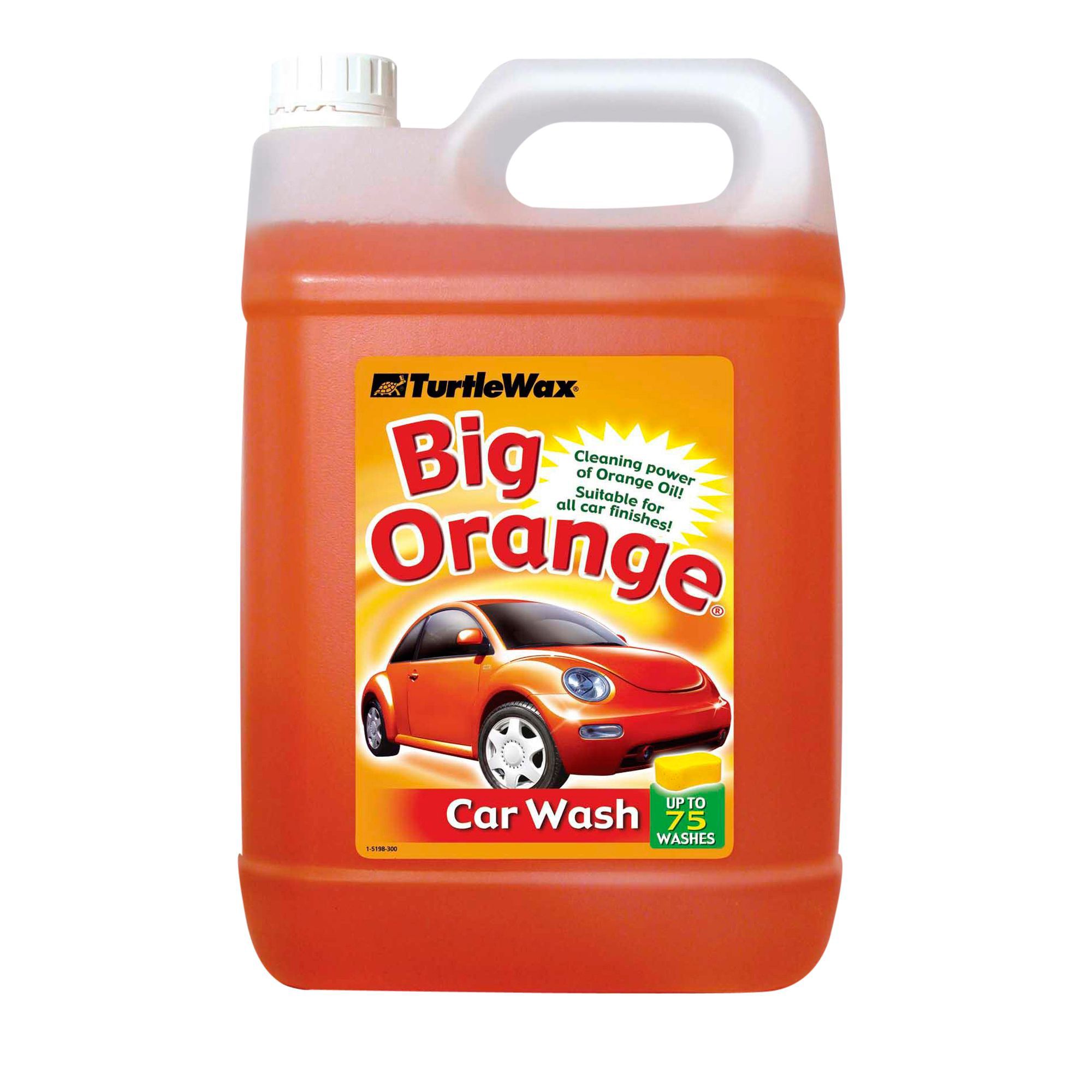 Turtle Wax Big Orange Car shampoo Bottle Departments DIY at B&Q