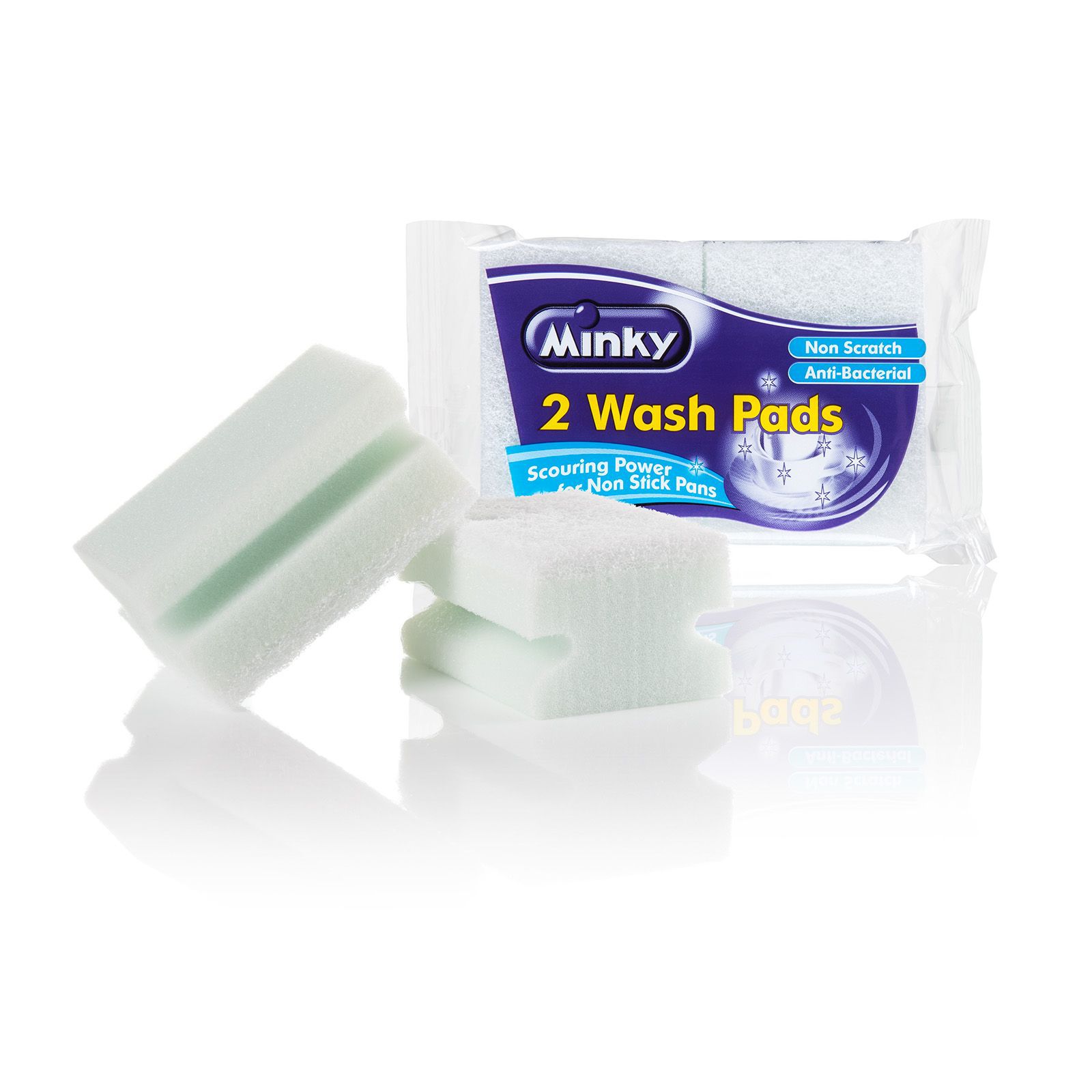 Minky Wash pad Sponge scourer, Pack of 2 Departments DIY at B&Q