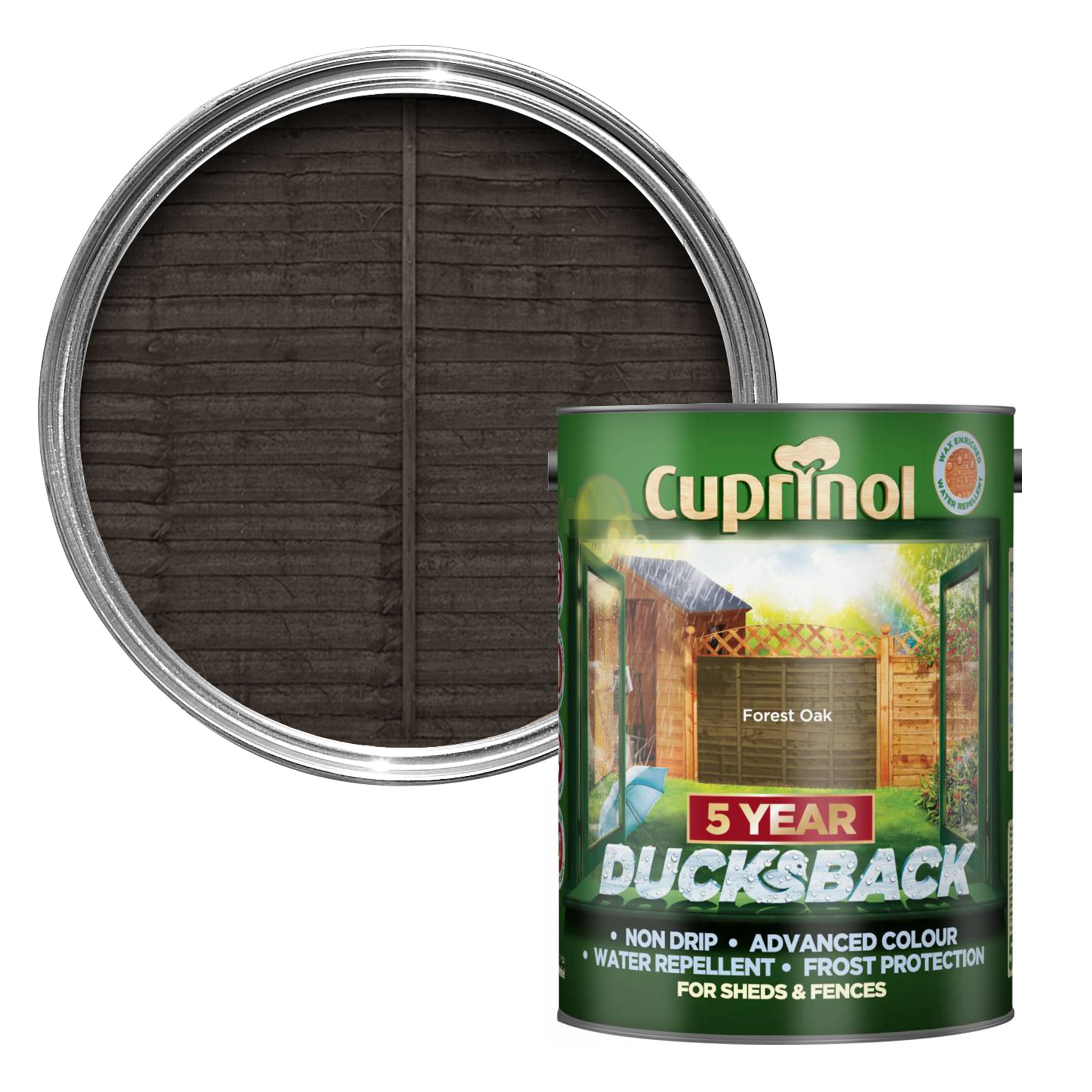 Cuprinol 5 Year Ducksback Forest oak Shed &amp; fence 