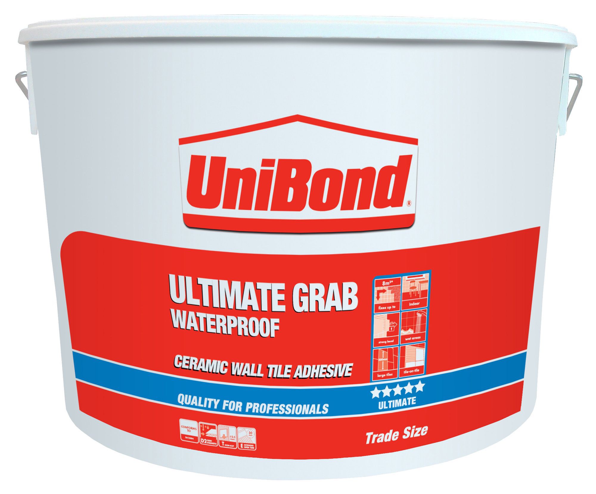 UniBond Ready to use Wall tile adhesive, Beige 13.1kg Departments