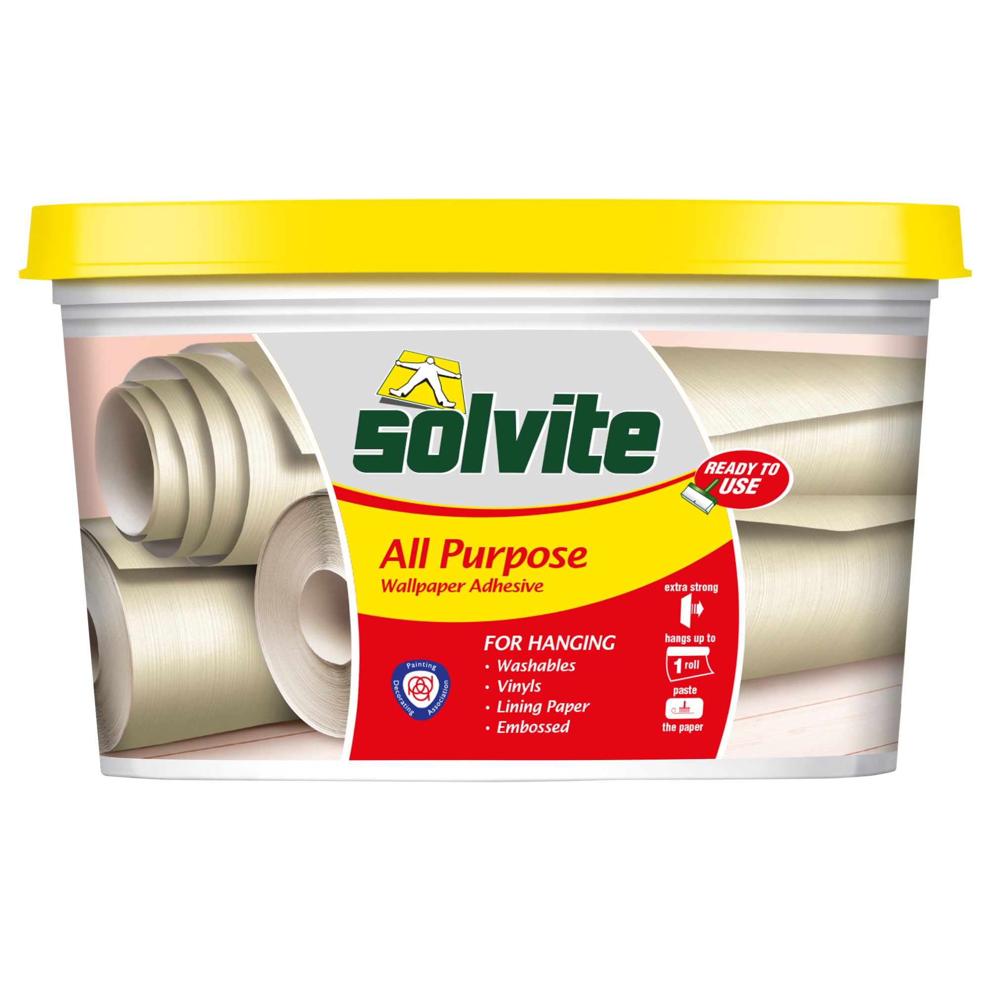 Solvite Wallpaper Adhesive 1kg | Departments | DIY at B&Q