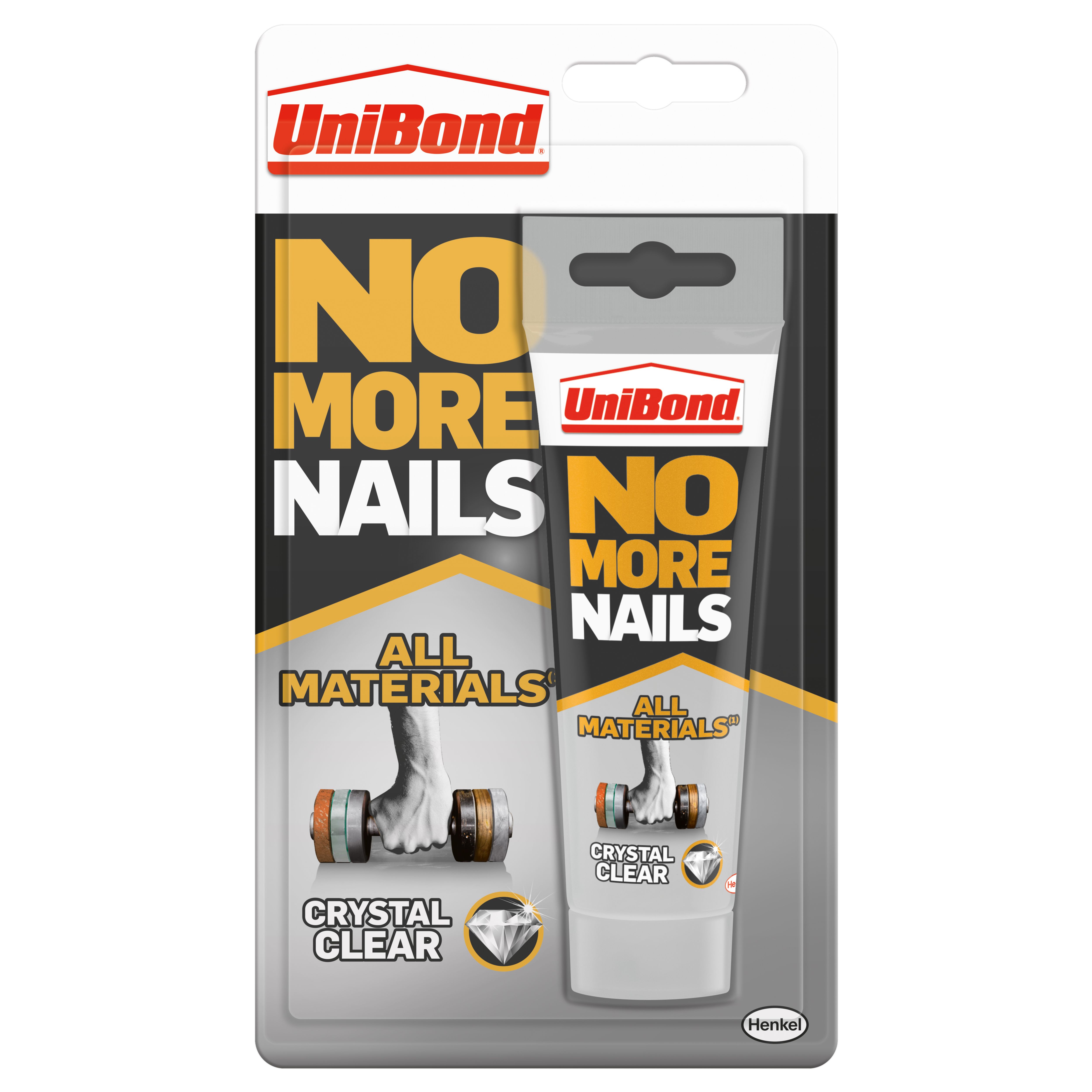 UniBond No More Nails Solventfree Clear Grab adhesive 90ml