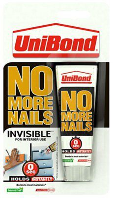 Unibond No More Nails Invisible Clear Grab Adhesive 40Ml