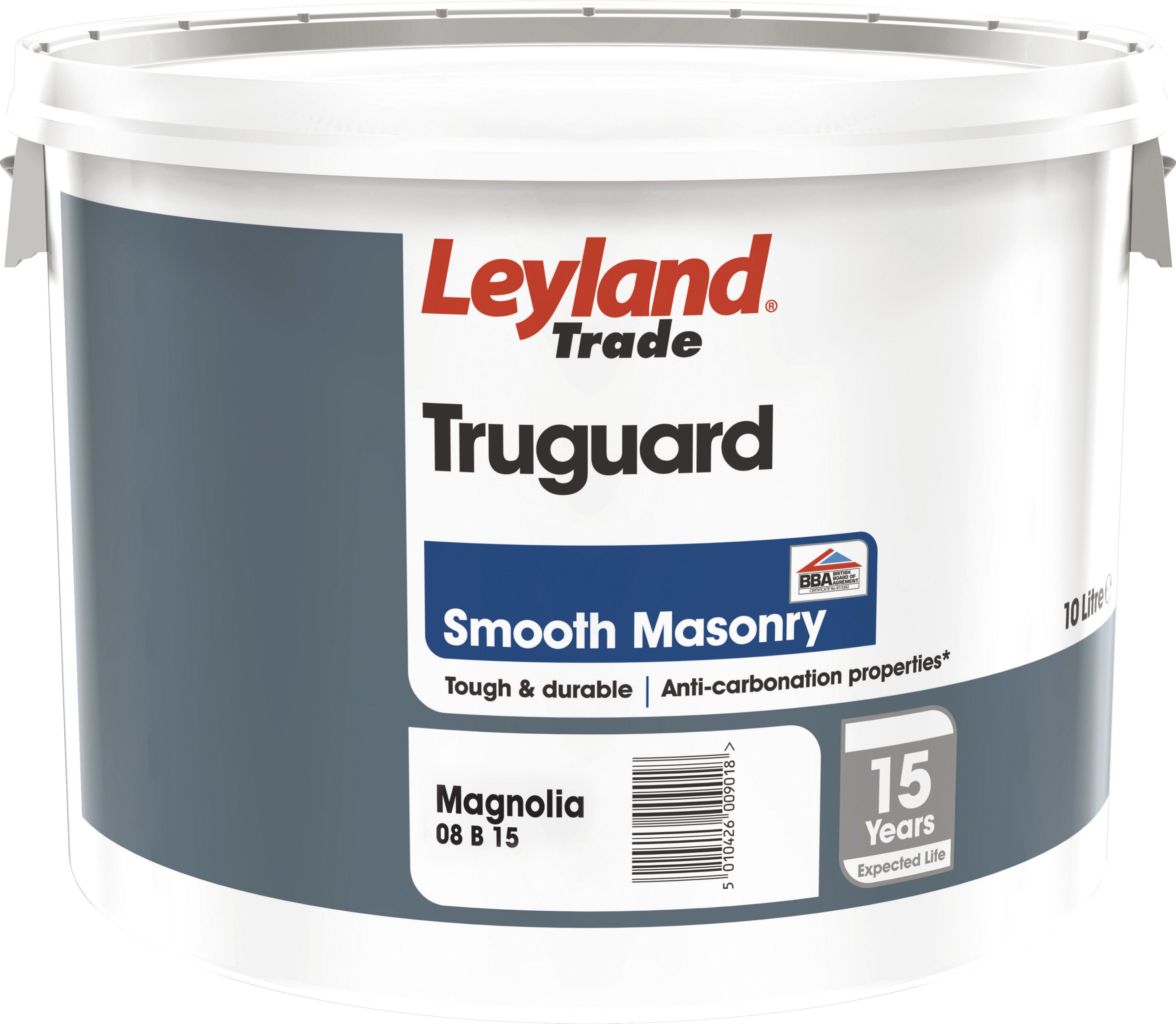 Leyland Trade Magnolia Smooth Matt Masonry paint 10L Departments