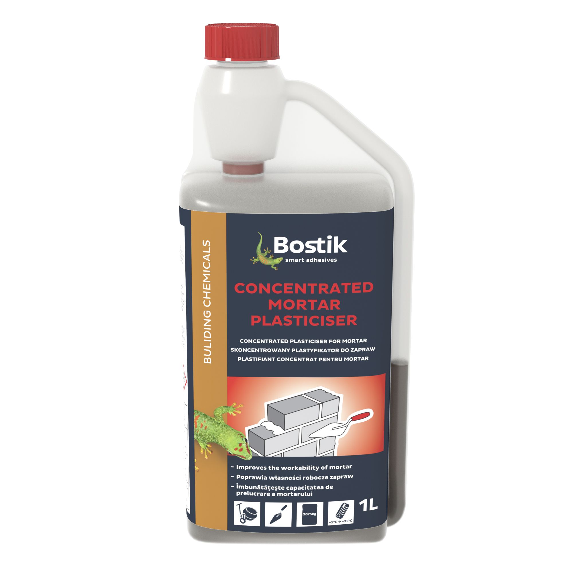 Bostik Concentrated Mortar Plasticiser, 1L Jerry Can | Departments ...