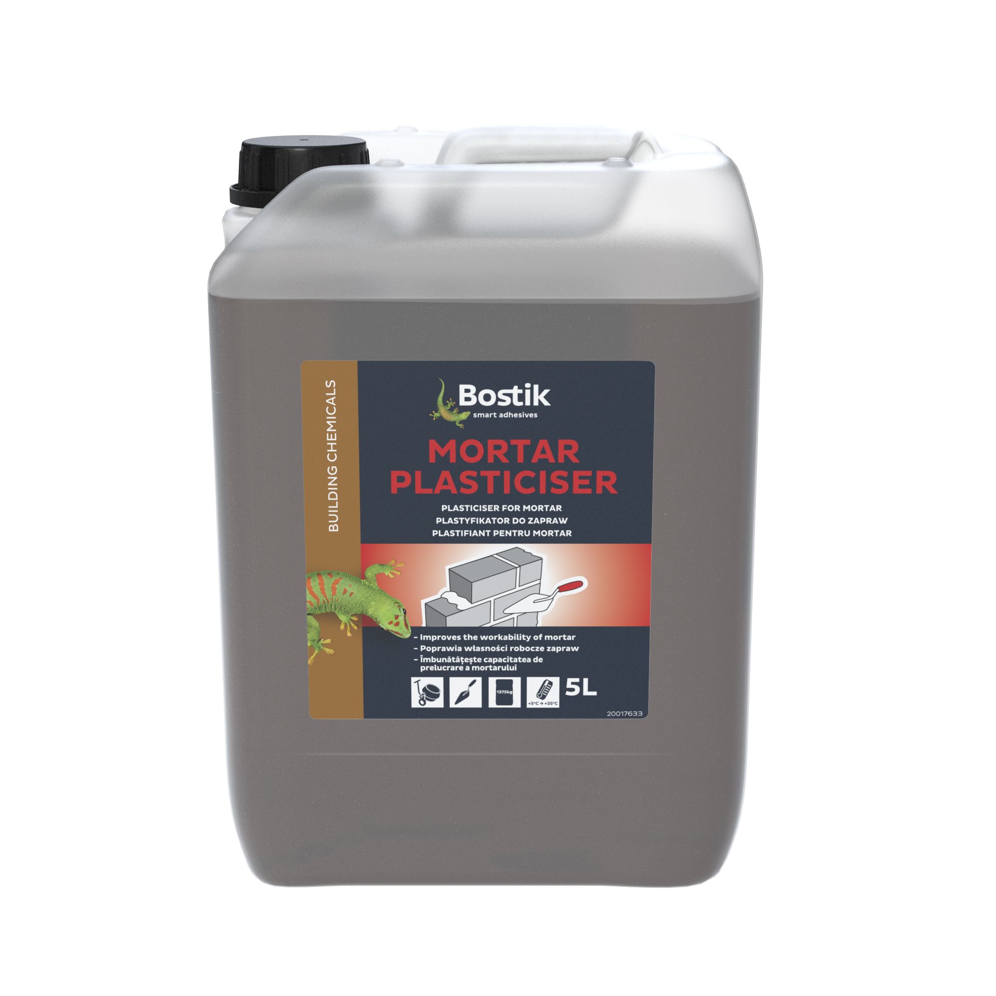 Bostik Mortar plasticiser 5L Departments DIY at B&Q