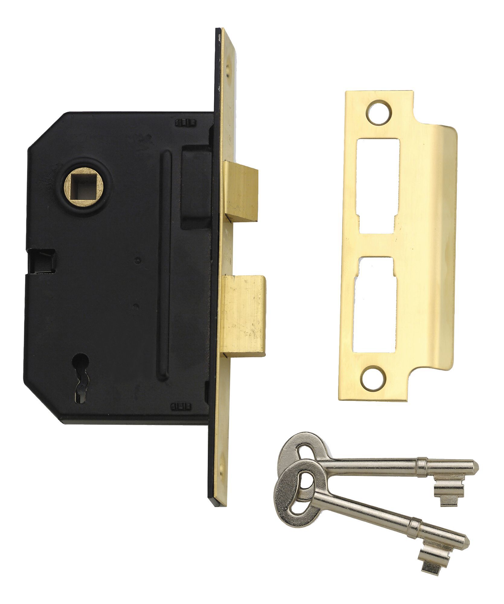 Yale 76mm Chrome effect 3 Lever Mortice sashlock Departments DIY at B&Q