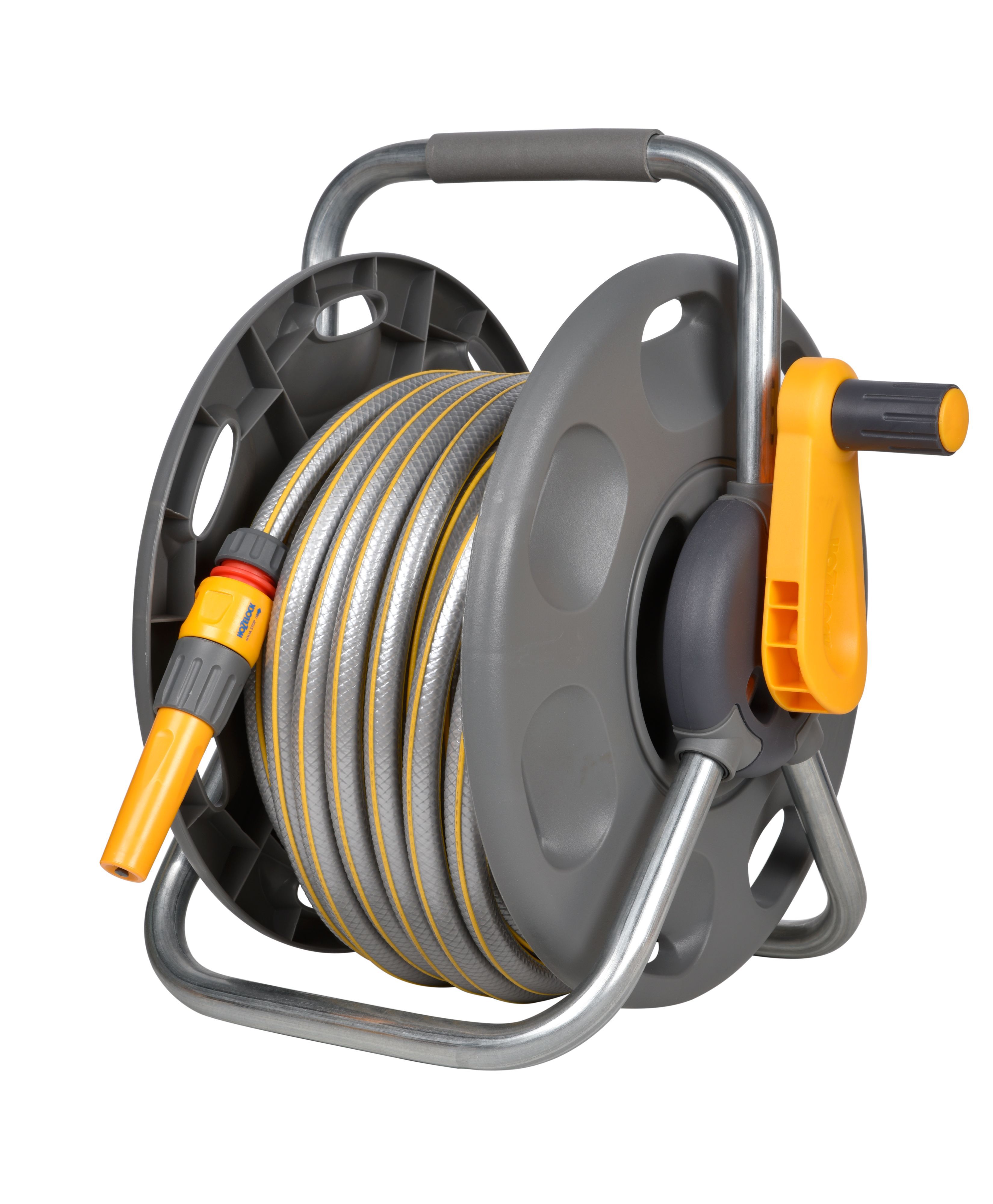 Hozelock 2 In 1 Freestanding Hose Reel & Hose (L)25 M Departments