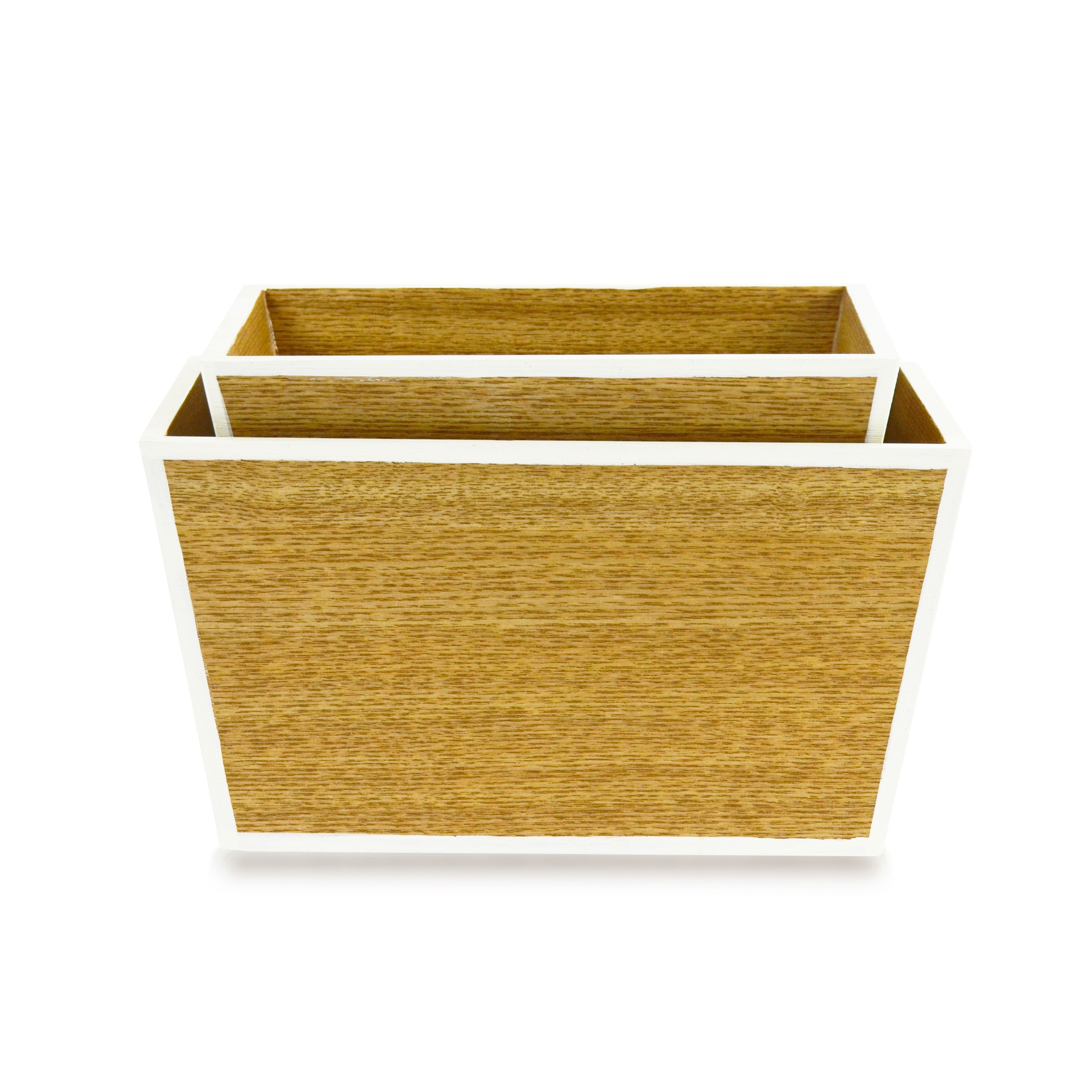 Aw14 White Straw Storage Box, Pack of 2 Departments DIY at B&Q