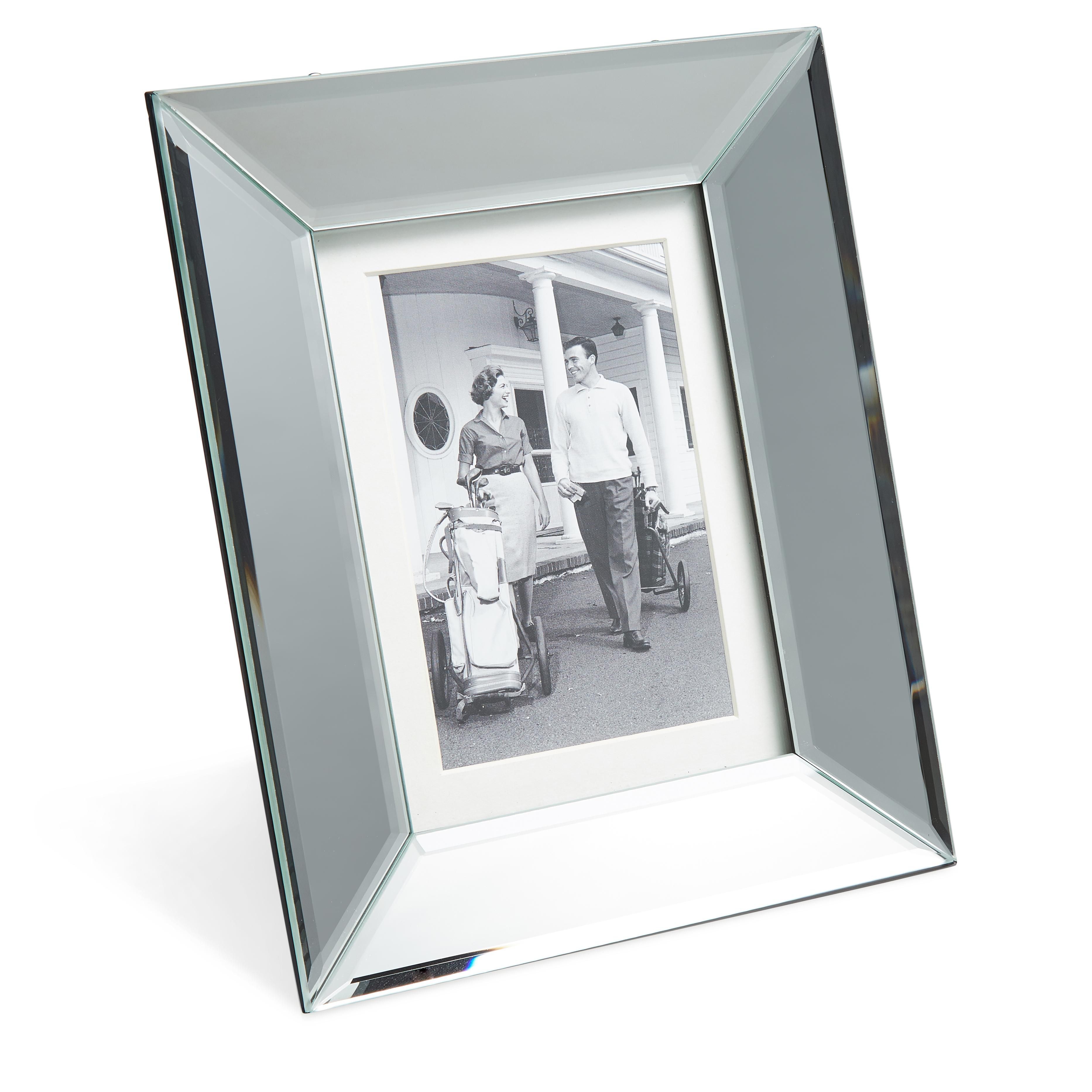 Mirror Bevelled Photo Frame (H)25cm x (W)20cm Departments DIY at B&Q