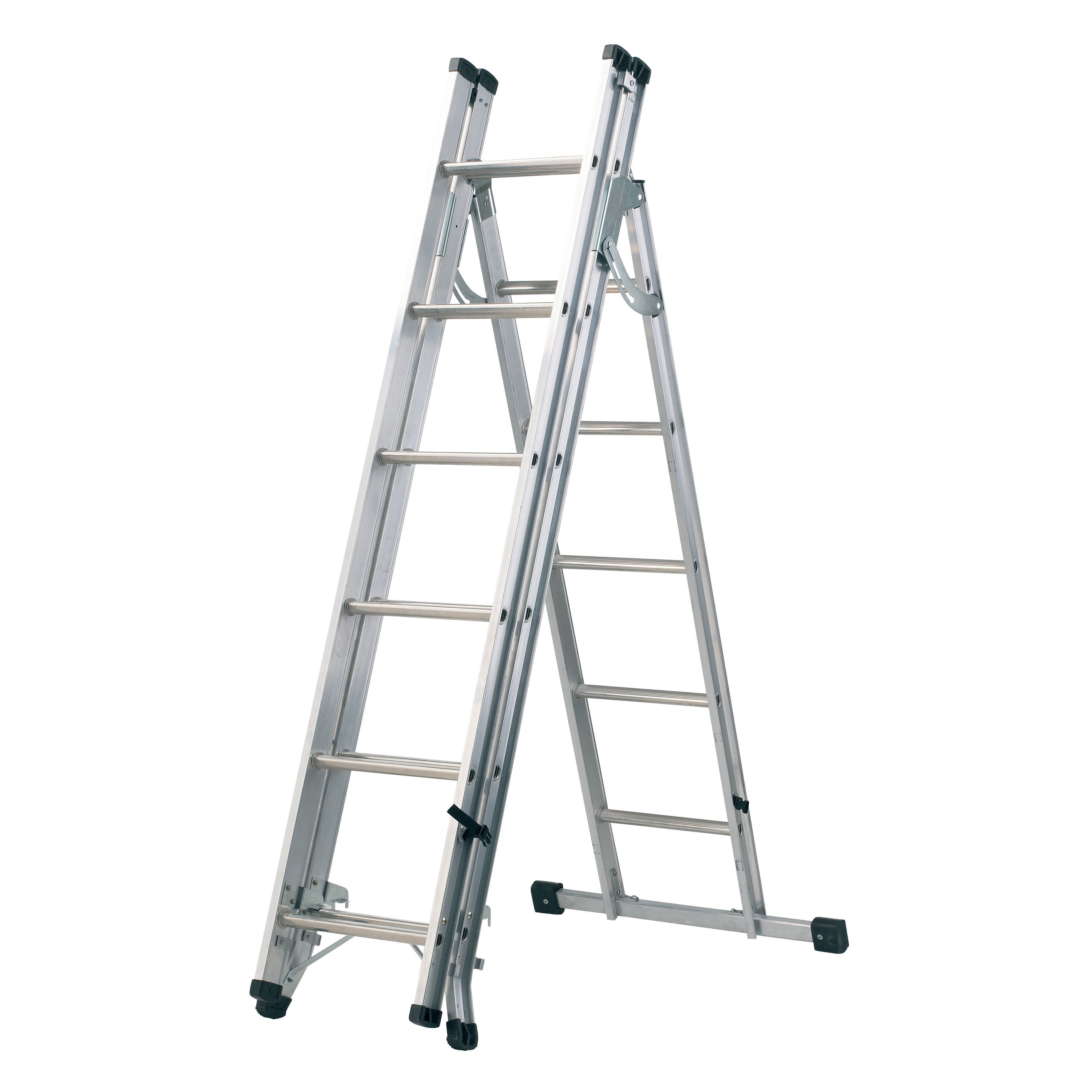 Werner 12 Way Multi Purpose Combination Ladder With Platform Storage Design Combination Ladders Step Ladders