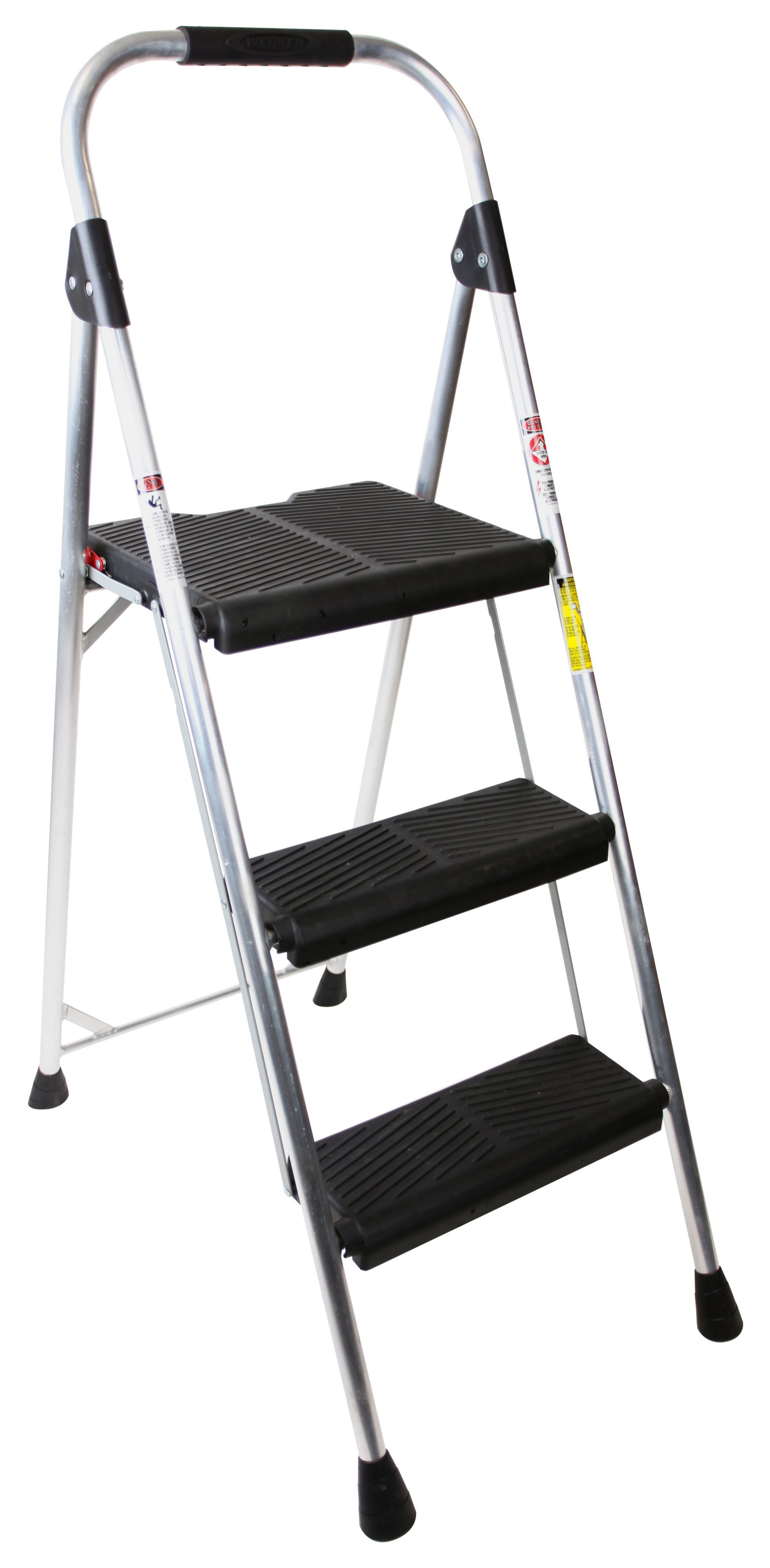 Abru 3 Tread Aluminium Step Stool | Departments | DIY at B&Q