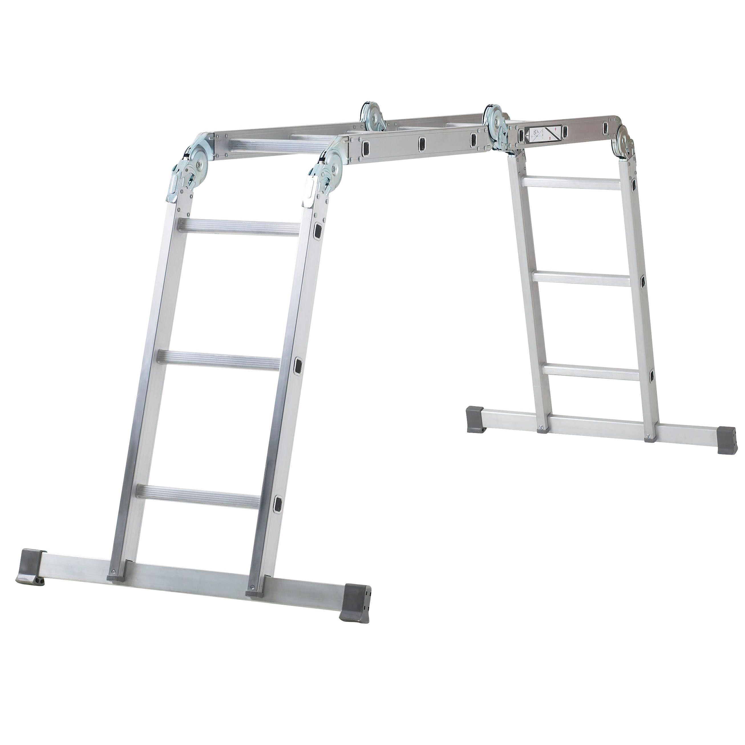 Abru Multi-Purpose 10-Way 12 Tread Combination Ladder | Departments ...