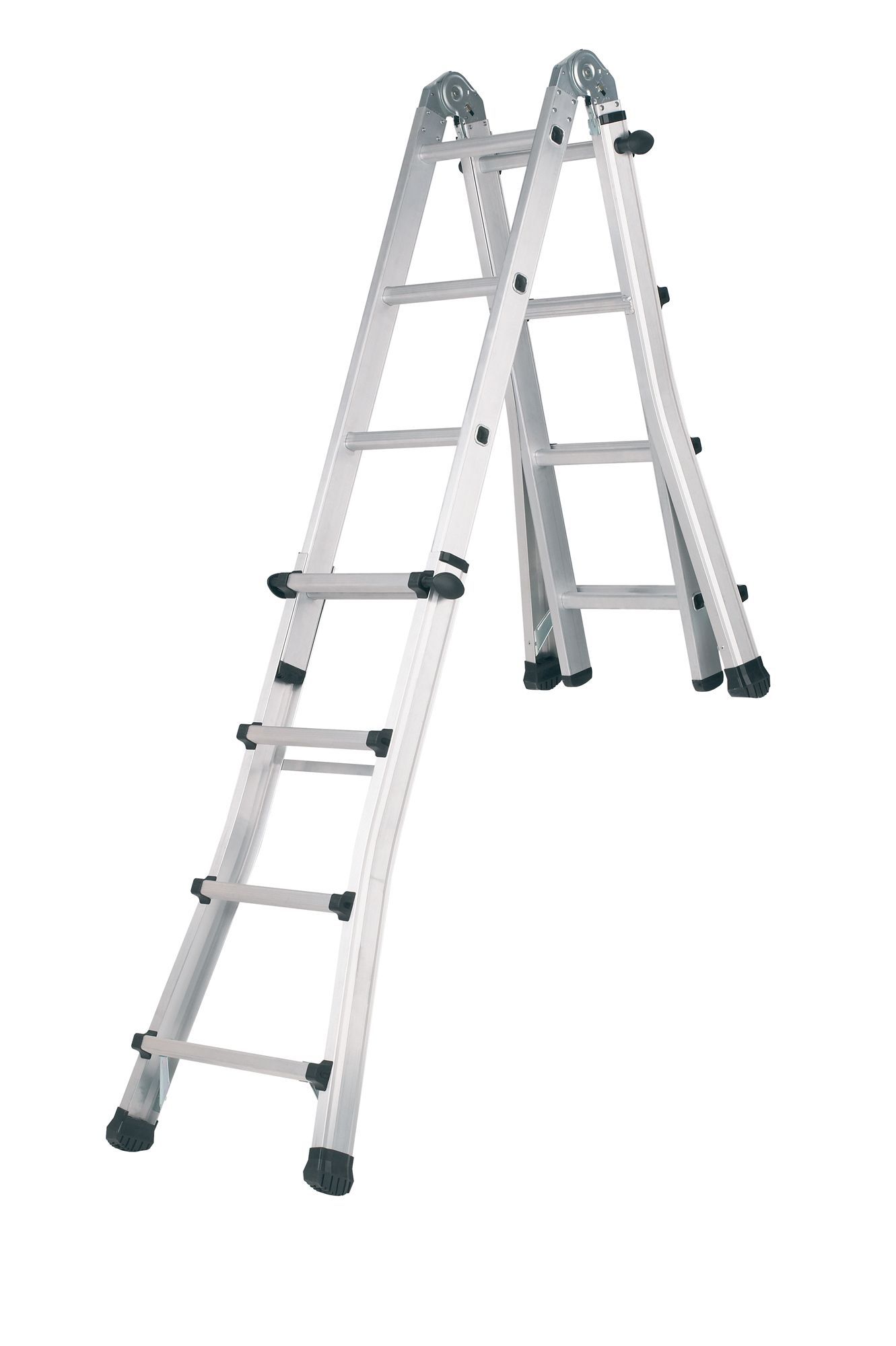Abru Telescopic 2Way 14 tread Combination ladder Departments DIY