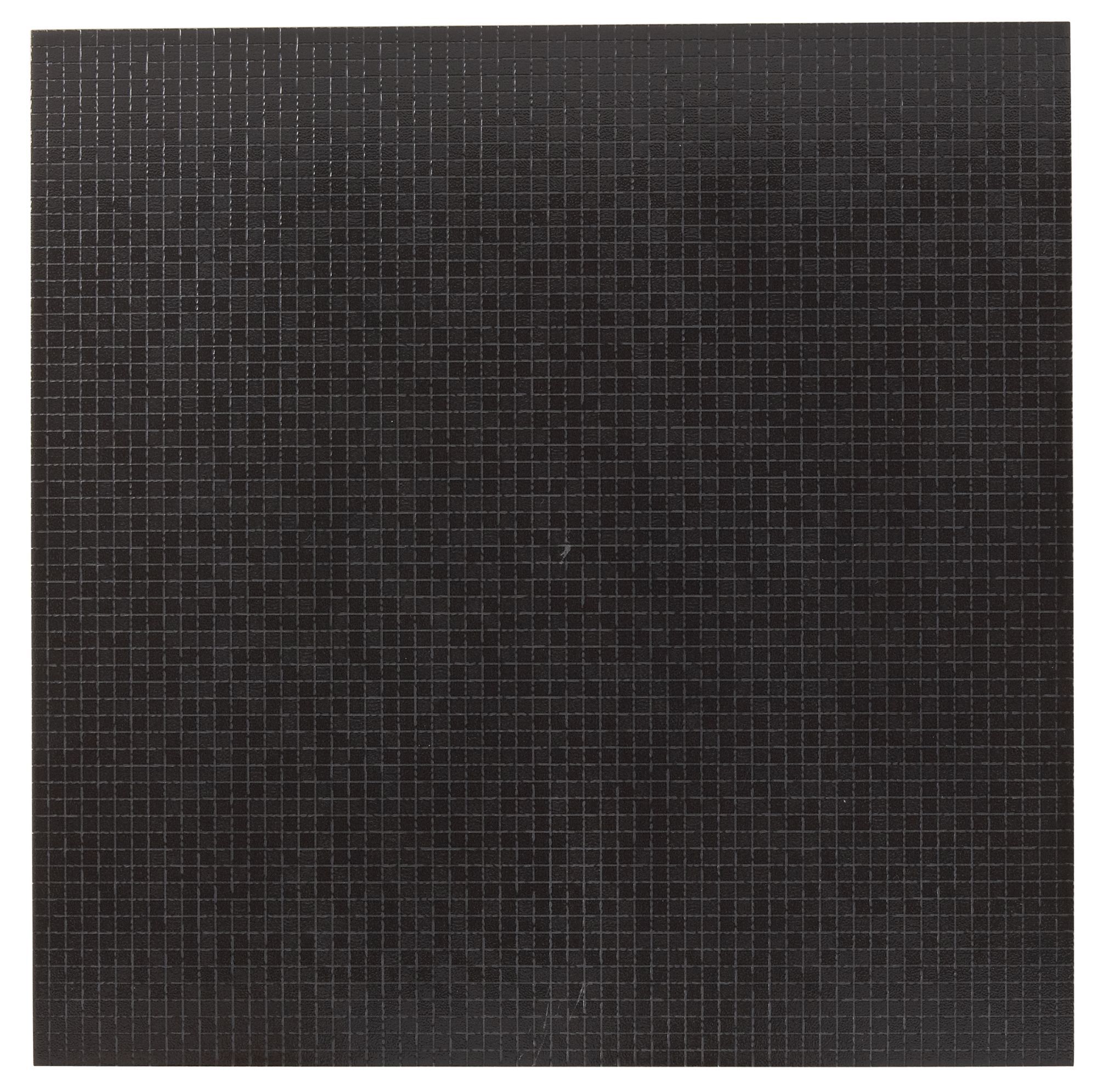 Soho Black Gloss Porcelain Floor Tile L 600mm W 600mm Sample