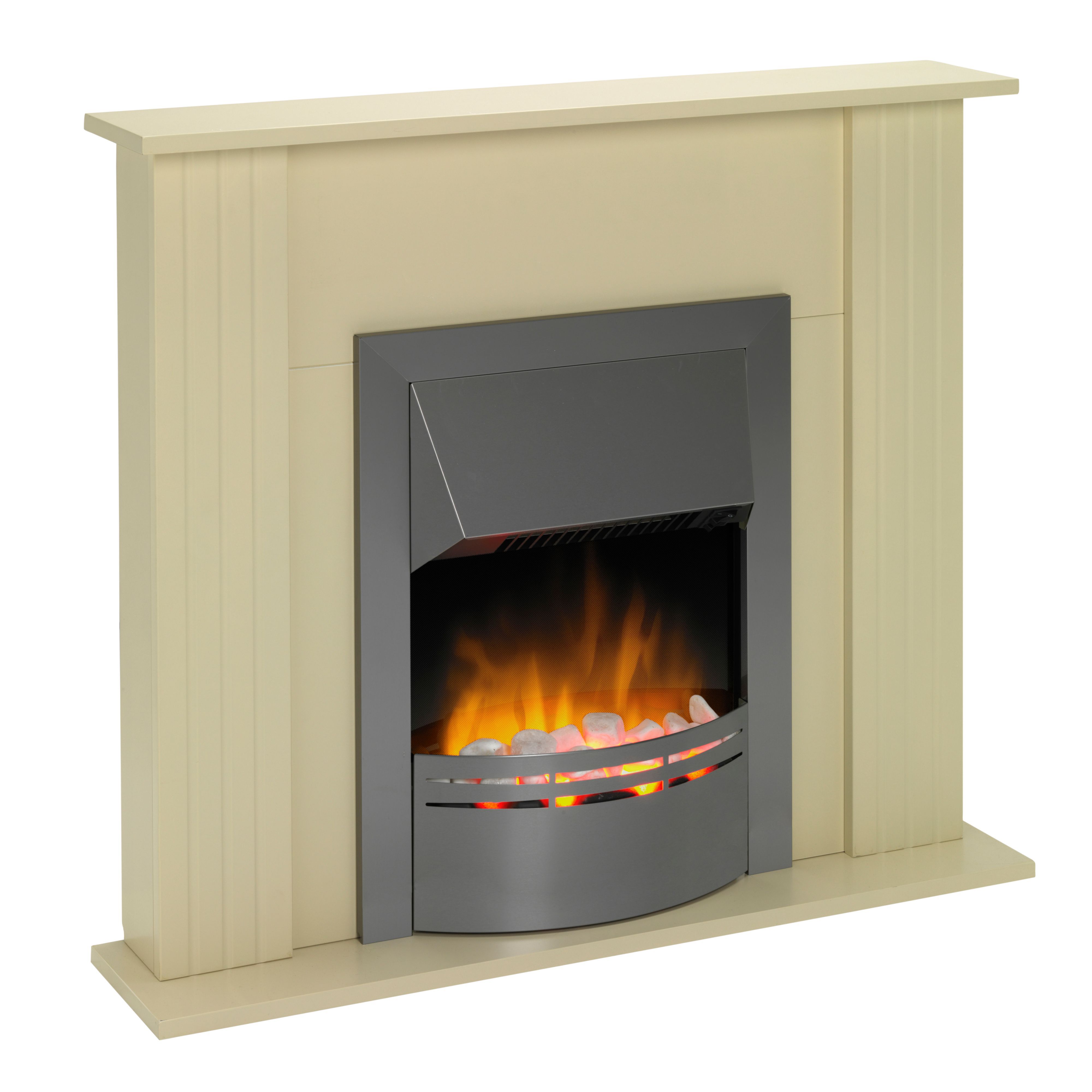 Dimplex Optisuite2Go Bulb Electric Fire Suite Departments DIY at B&Q