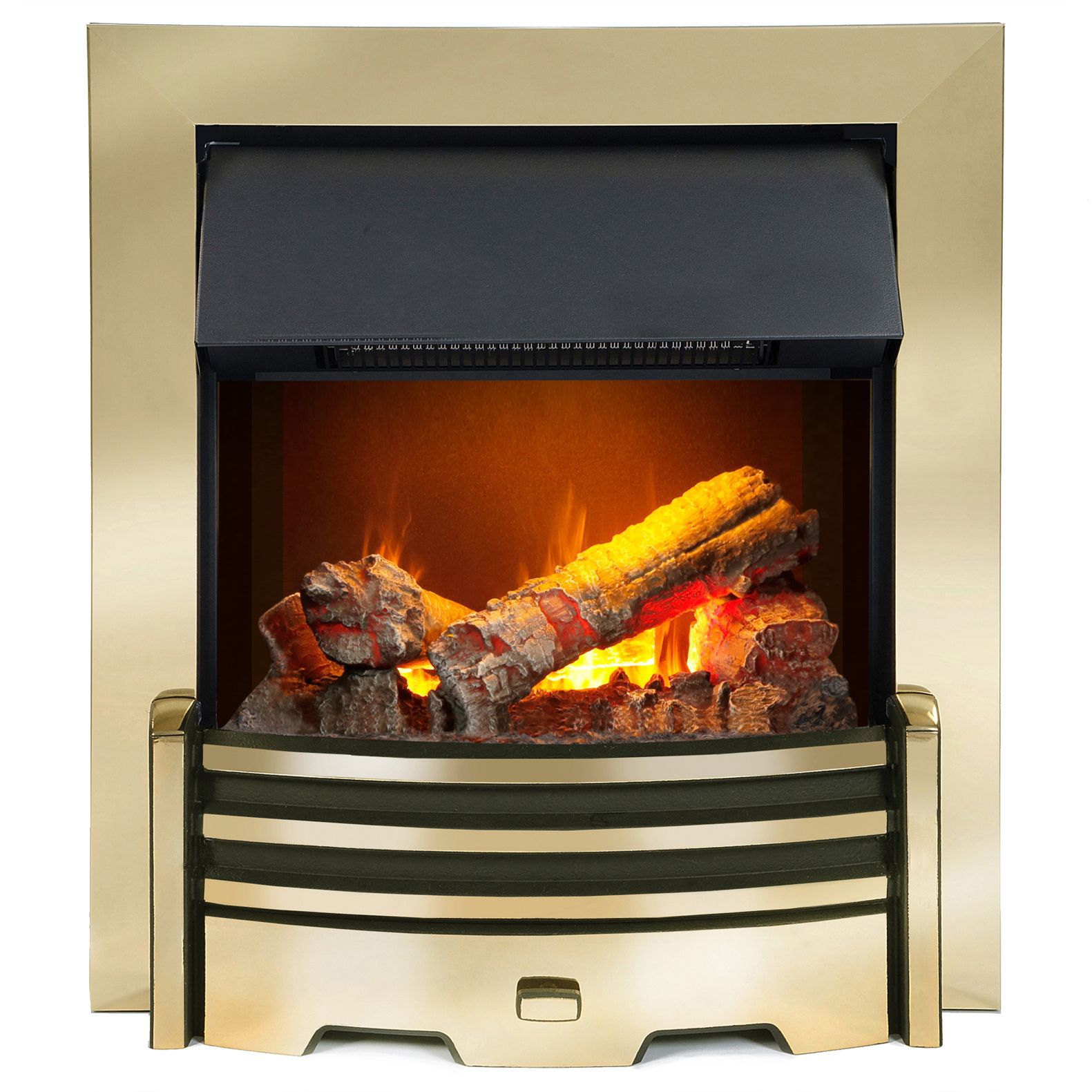 Dimplex Opti-Myst Brass Inset Electric Fire | Departments | DIY At B&Q