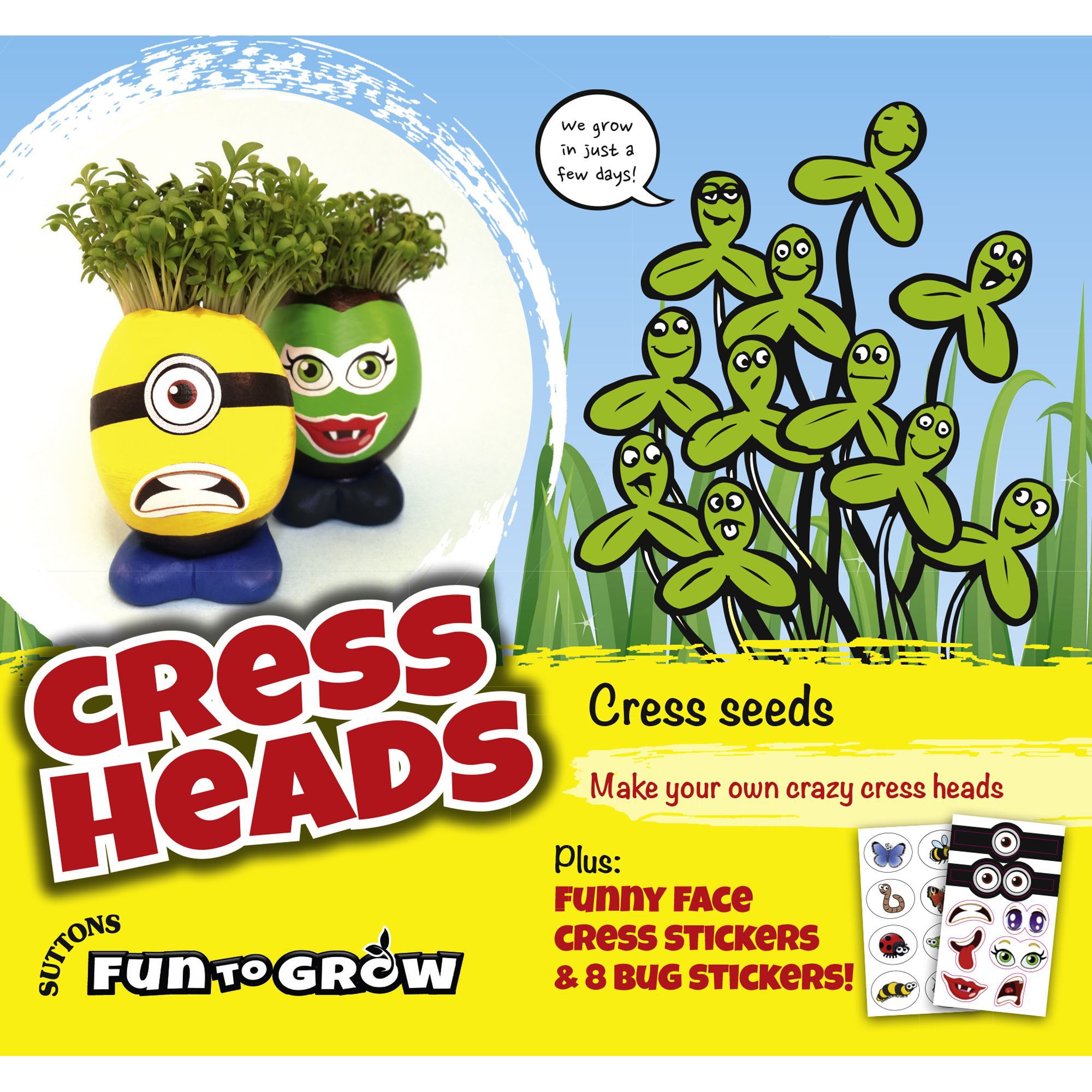 Suttons Fun To Grow Cress Seeds Departments Diy At B Q