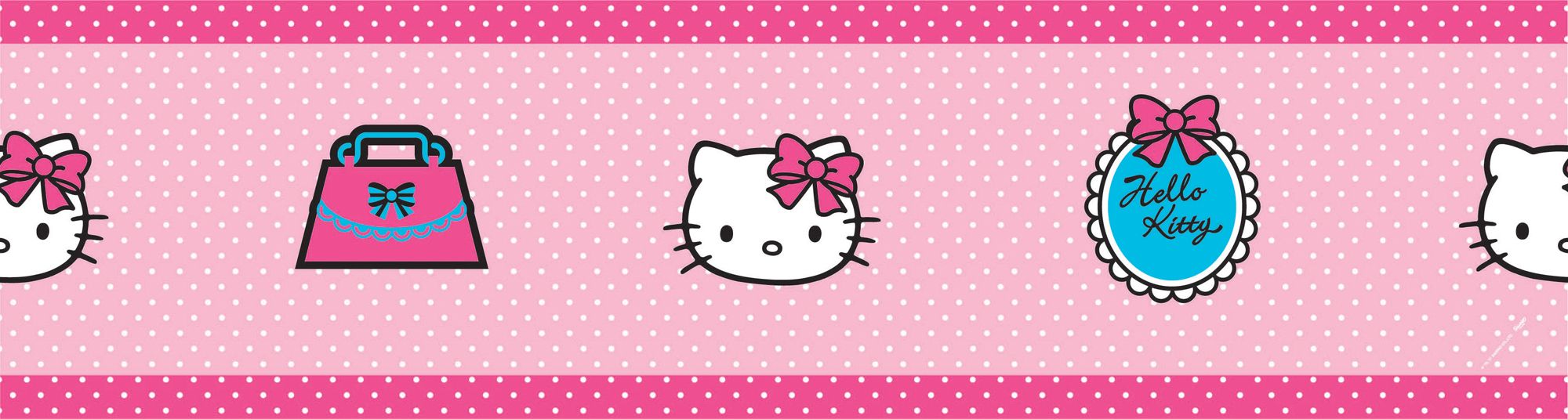 decofun hello kitty pink border departments diy at b q decofun hello kitty pink border departments diy at b q