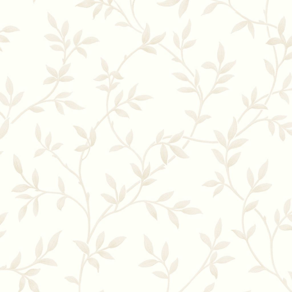Graham & Brown Superfresco Ivory Leaf Wallpaper Departments DIY at B&Q